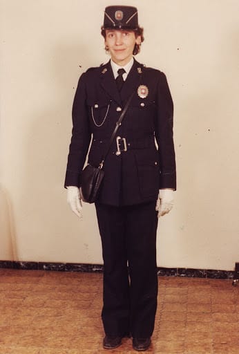 Ángeles Allué Asín, la primera policía Local de Huesca