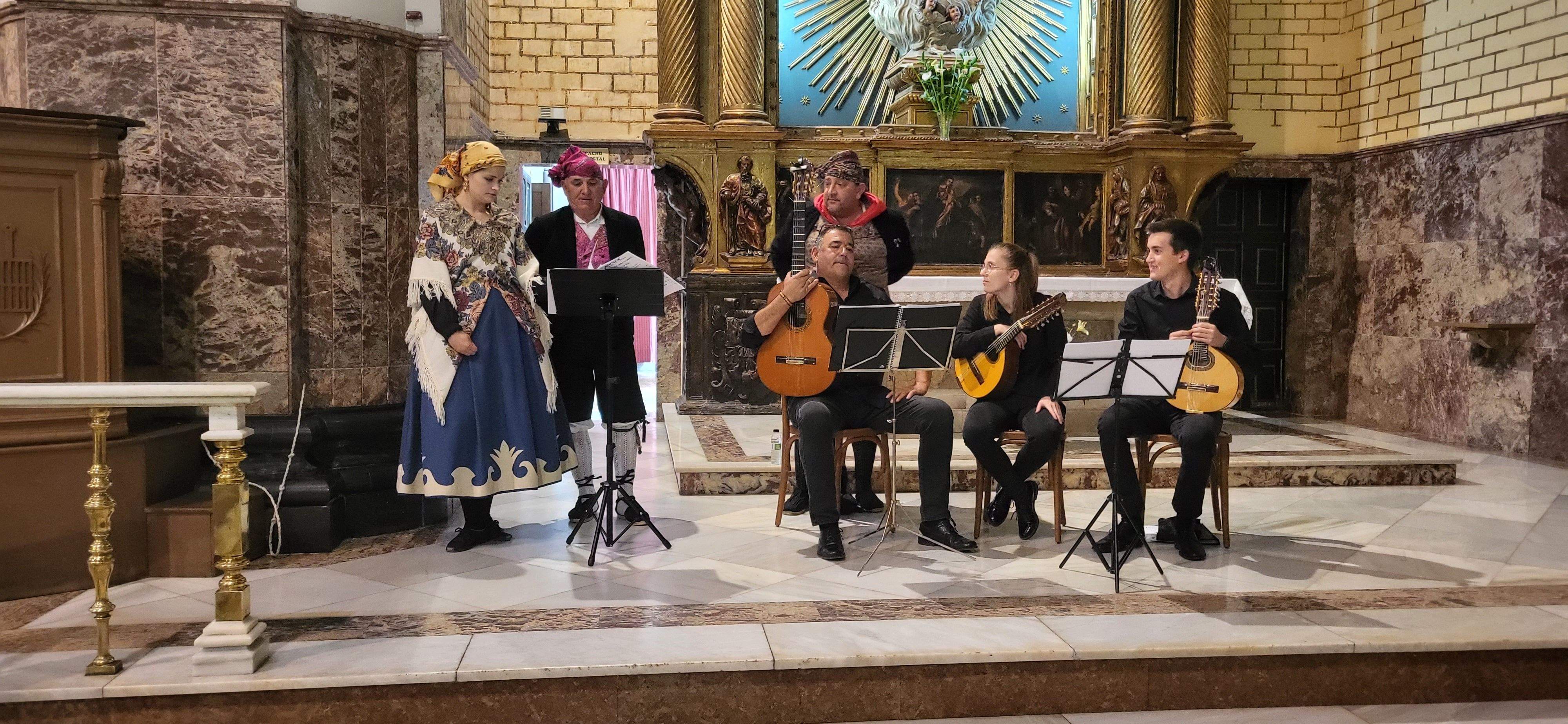  Misa baturra de las fiestas 2024 del barrio de San Lorenzo. Foto Myriam Martínez