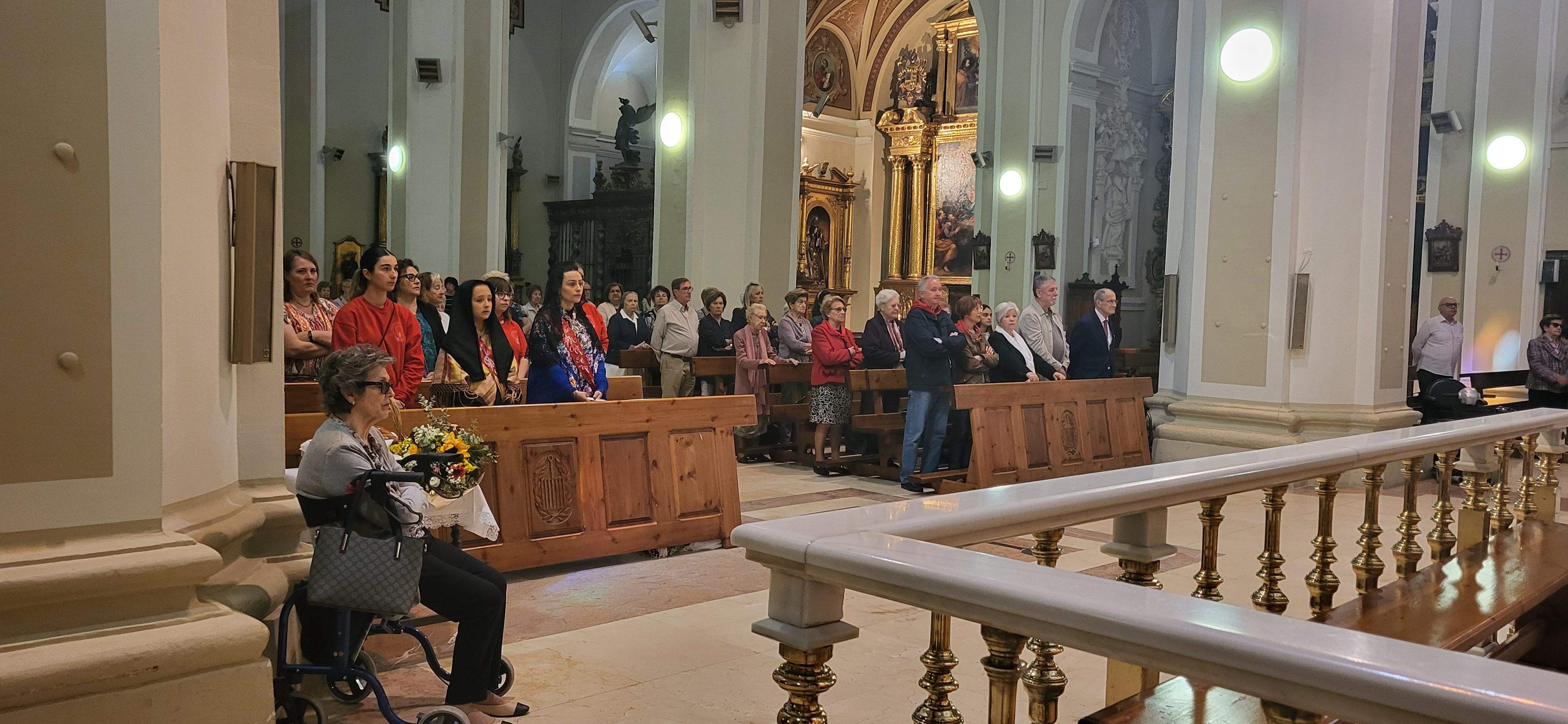 Misa baturra de las fiestas del barrio de San Lorenzo. Foto Myriam Martínez