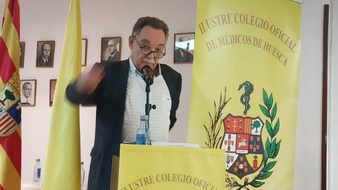 José Borrell, presidente del Colegio de Médicos de Huesca José Borrell, presidente del Colegio de Médicos de Huesca
