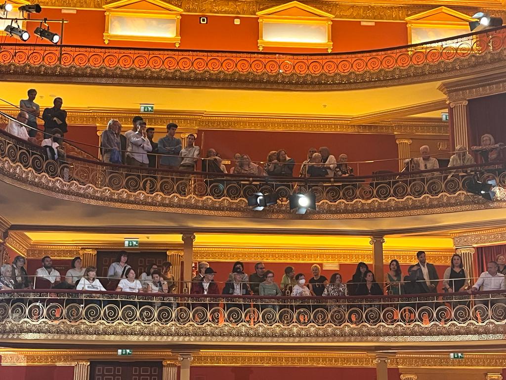 Acto electoral del PP en Huesca, con la presencia de Alberto Núñez Feijóo. Foto: Mercedes Manterola