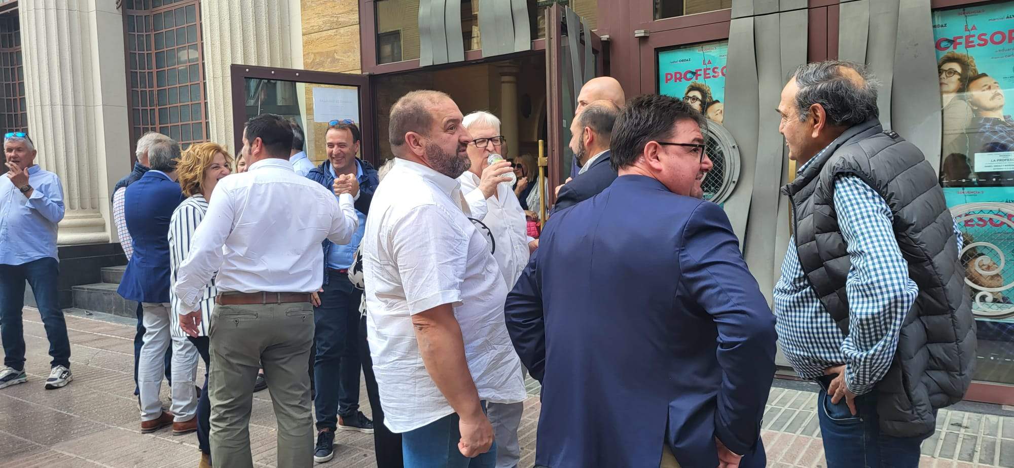 Acto electoral del PP en Huesca, con la presencia de Alberto Núñez Feijóo. Foto: Mercedes Manterola