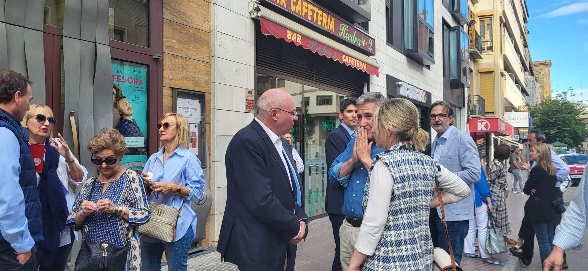 Acto electoral del PP en Huesca, con la presencia de Alberto Núñez Feijóo. Foto: Mercedes Manterola