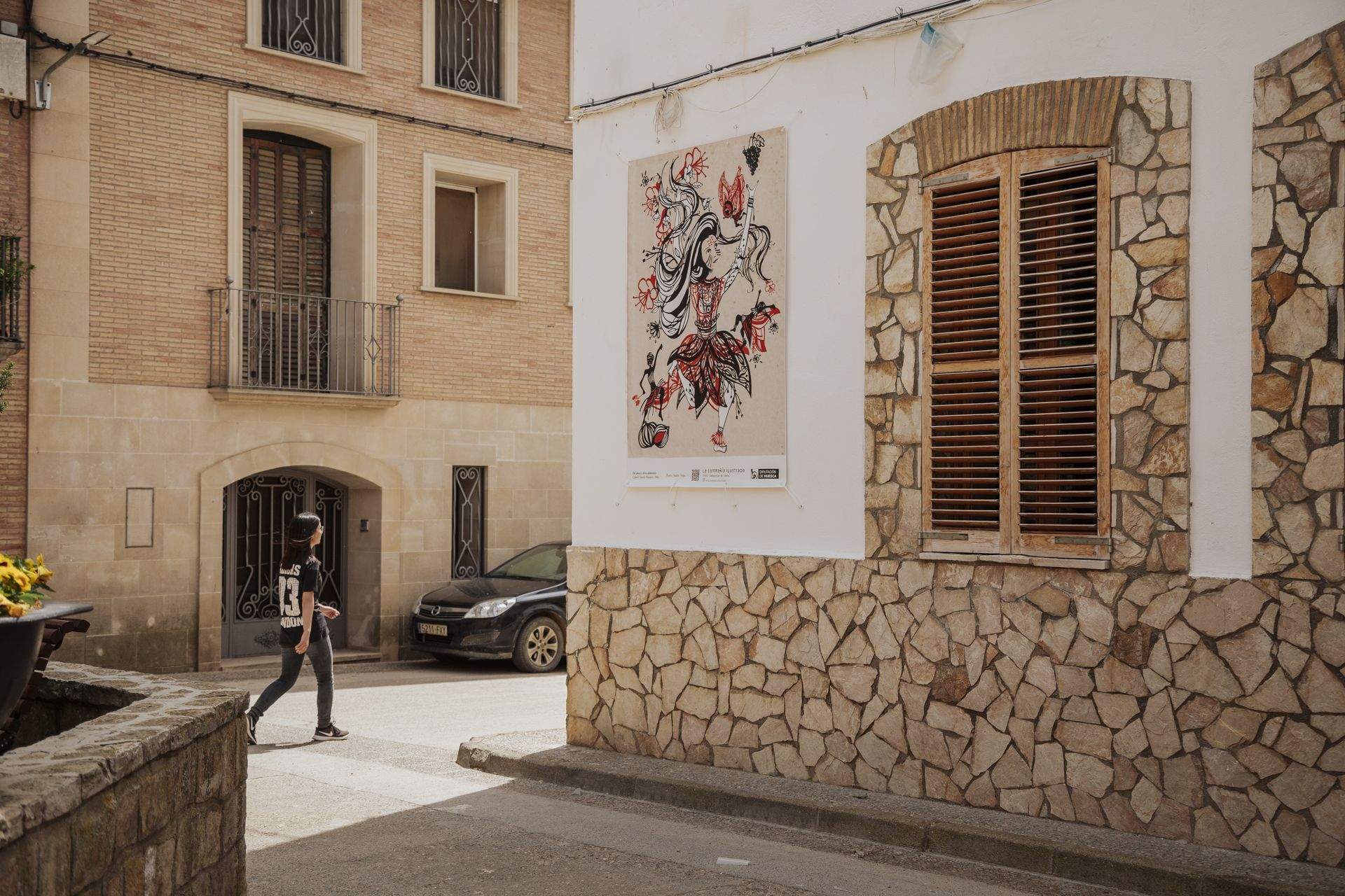 Compañía Ilustrada en Pomar de Cinca. FOTO: Nuria Turmo