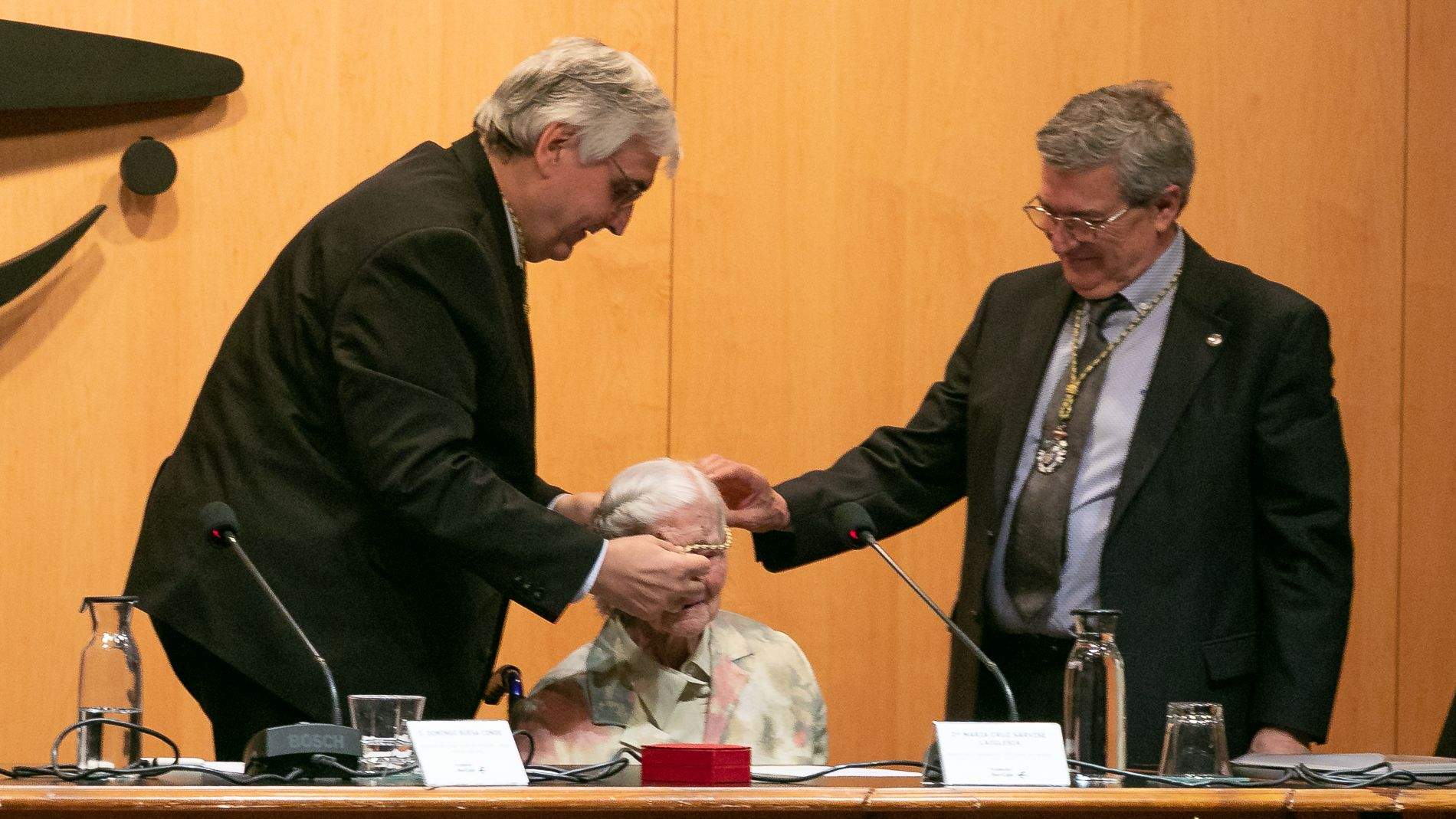 Medalla de Oro y exposición de María Cruz Sarvisé. Foto Estela Alcay