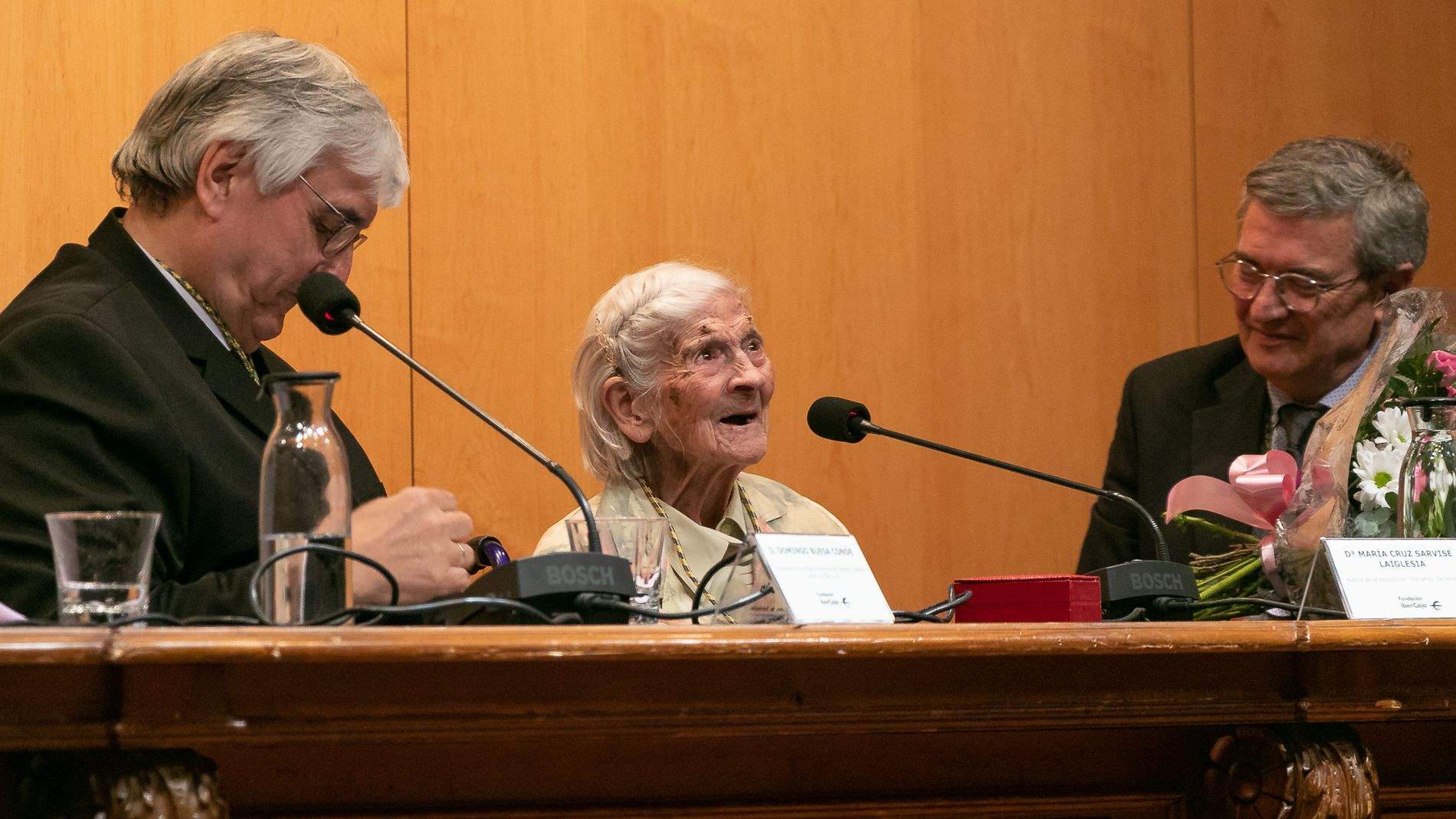 Medalla de Oro y exposición de María Cruz Sarvisé. Foto Estela Alcay