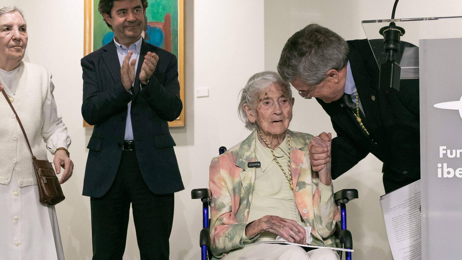 Medalla de Oro y exposición de María Cruz Sarvisé. Foto Estela Alcay