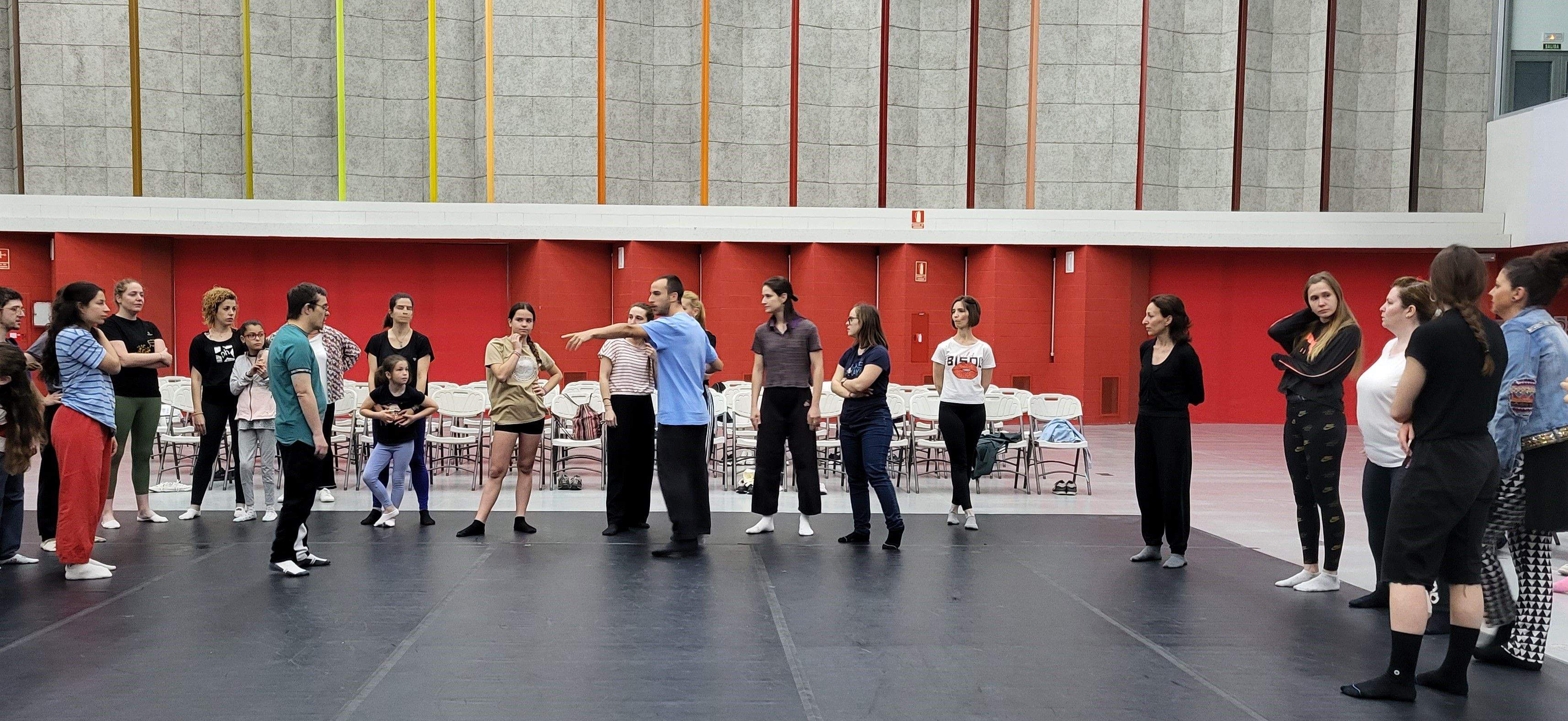 Jornada de danza inclusiva con la Asociación Down Huesca. Foto Myriam Martínez