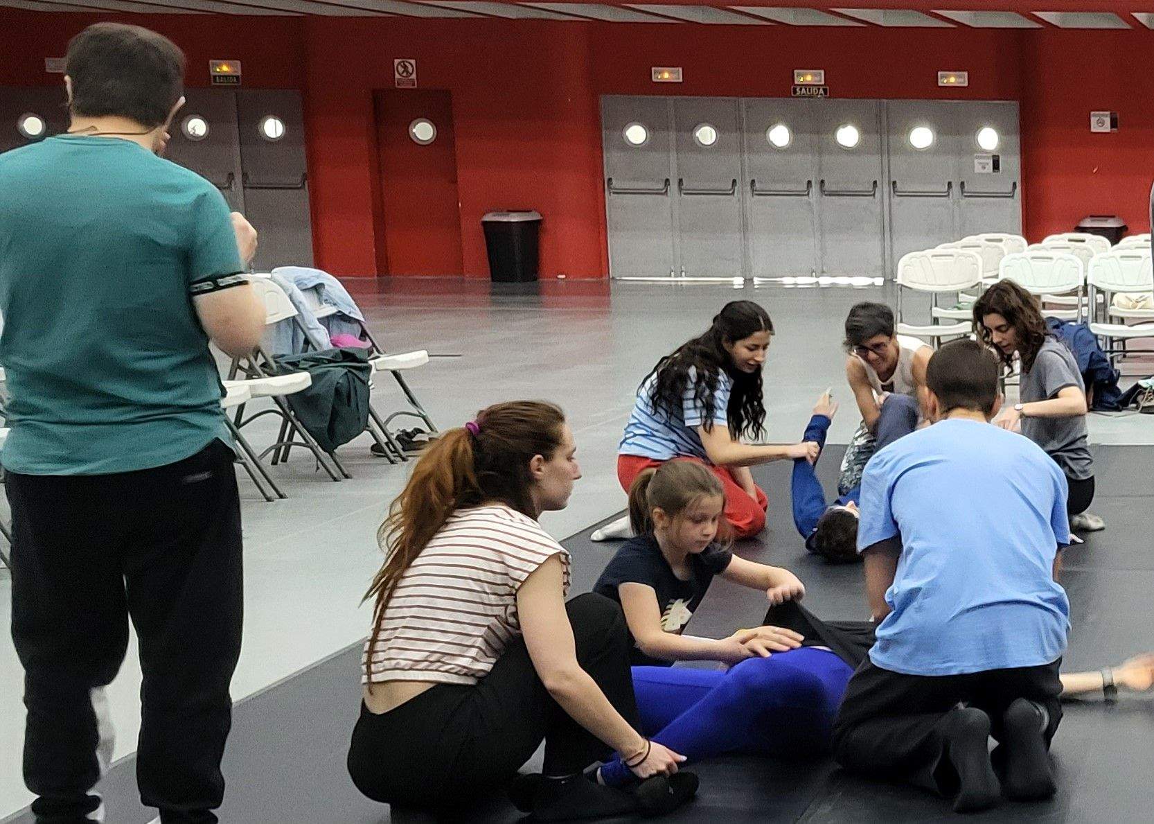 Jornada de danza inclusiva con la Asociación Down Huesca. Foto Myriam Martínez