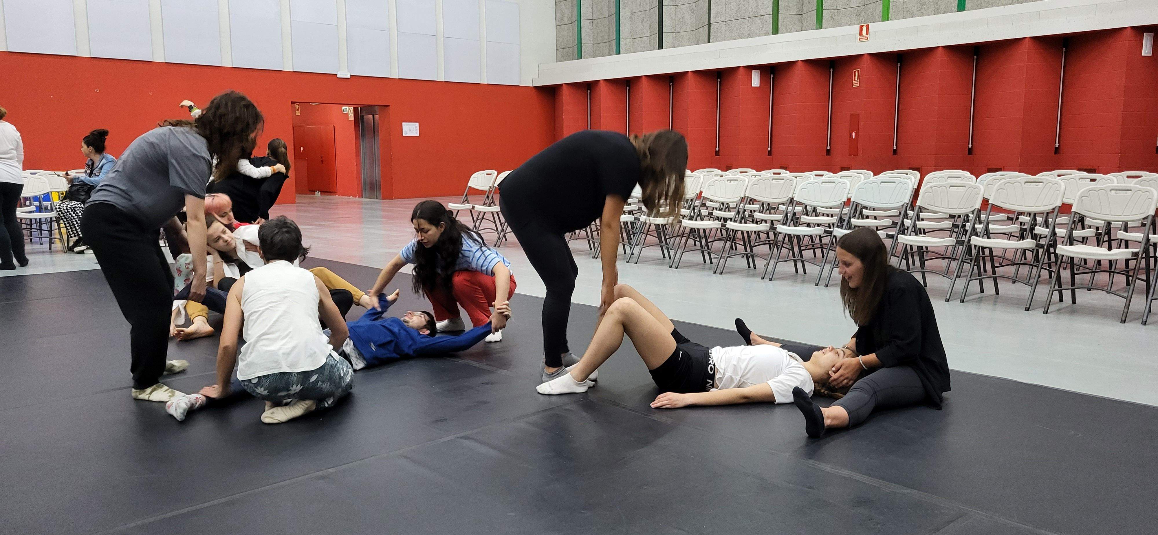 Jornada de danza inclusiva con la Asociación Down Huesca. Foto Myriam Martínez