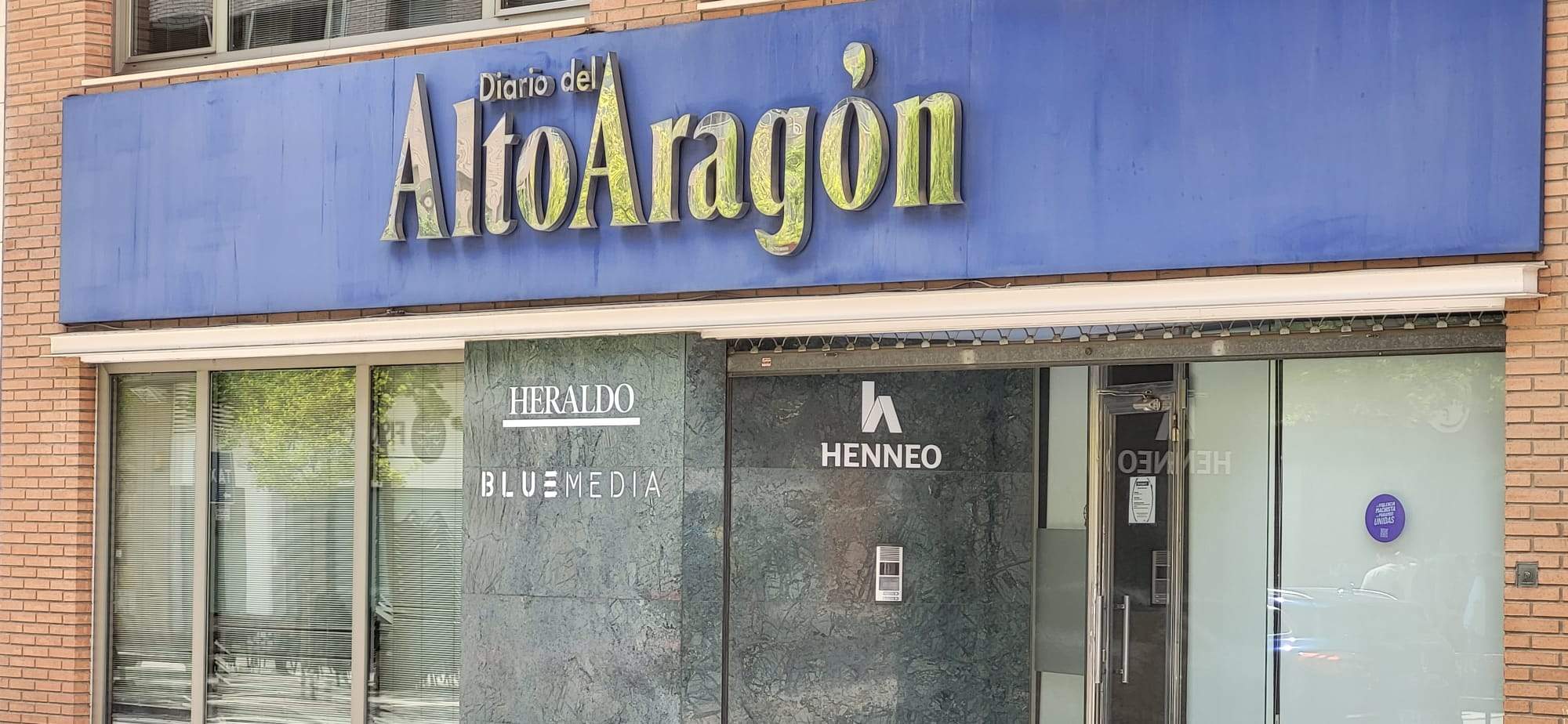 Sede de Diario del Altoaragón, de Heraldo y Henneo.