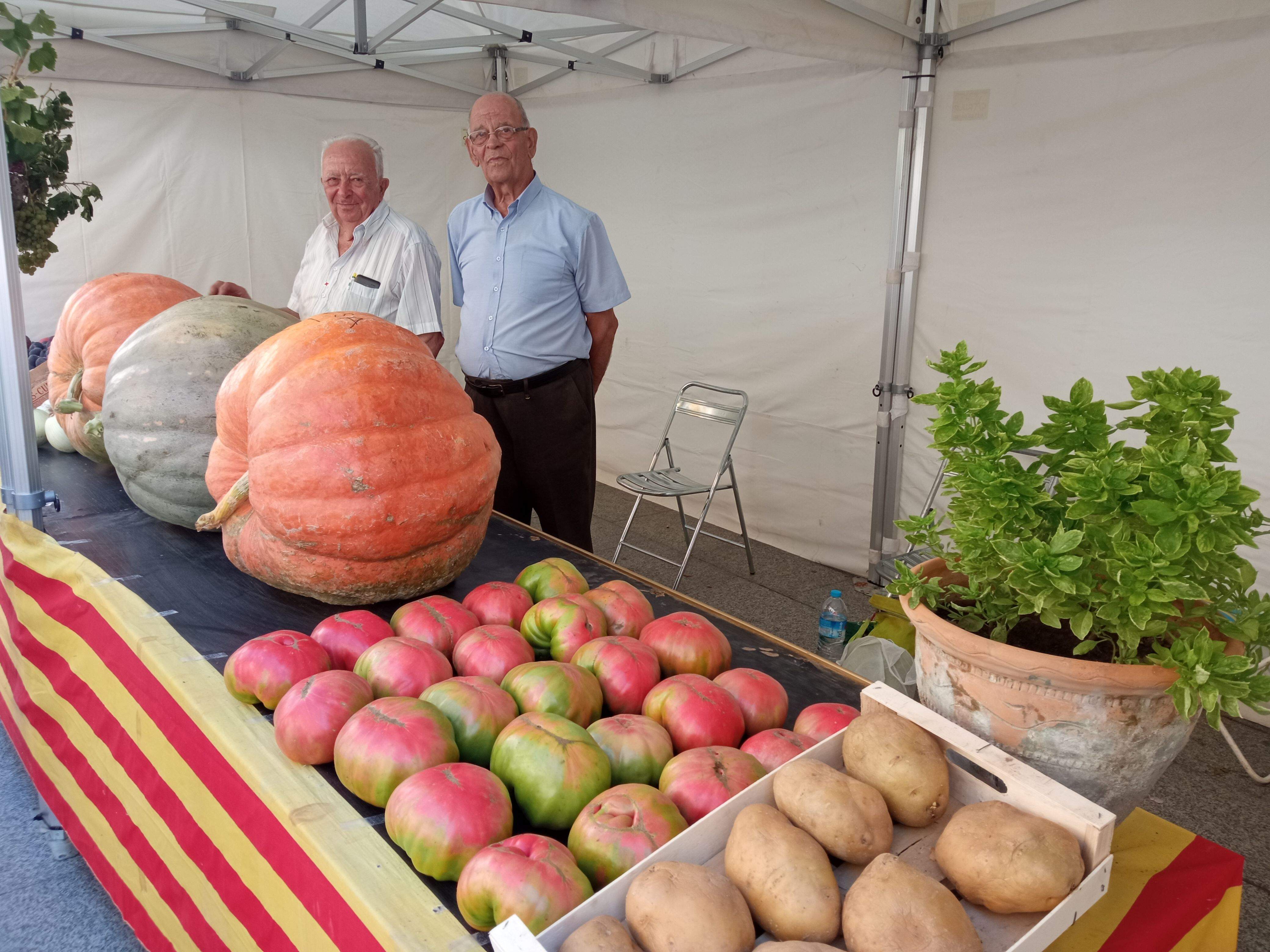 Los hermanos Larrosa, dos mitos que todos los años dan calabazas en la Muestra en Ferma
