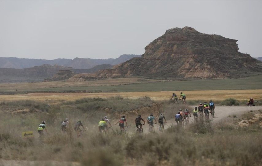 El paisaje monegrino, imponente. Foto Orbea Monegros.
