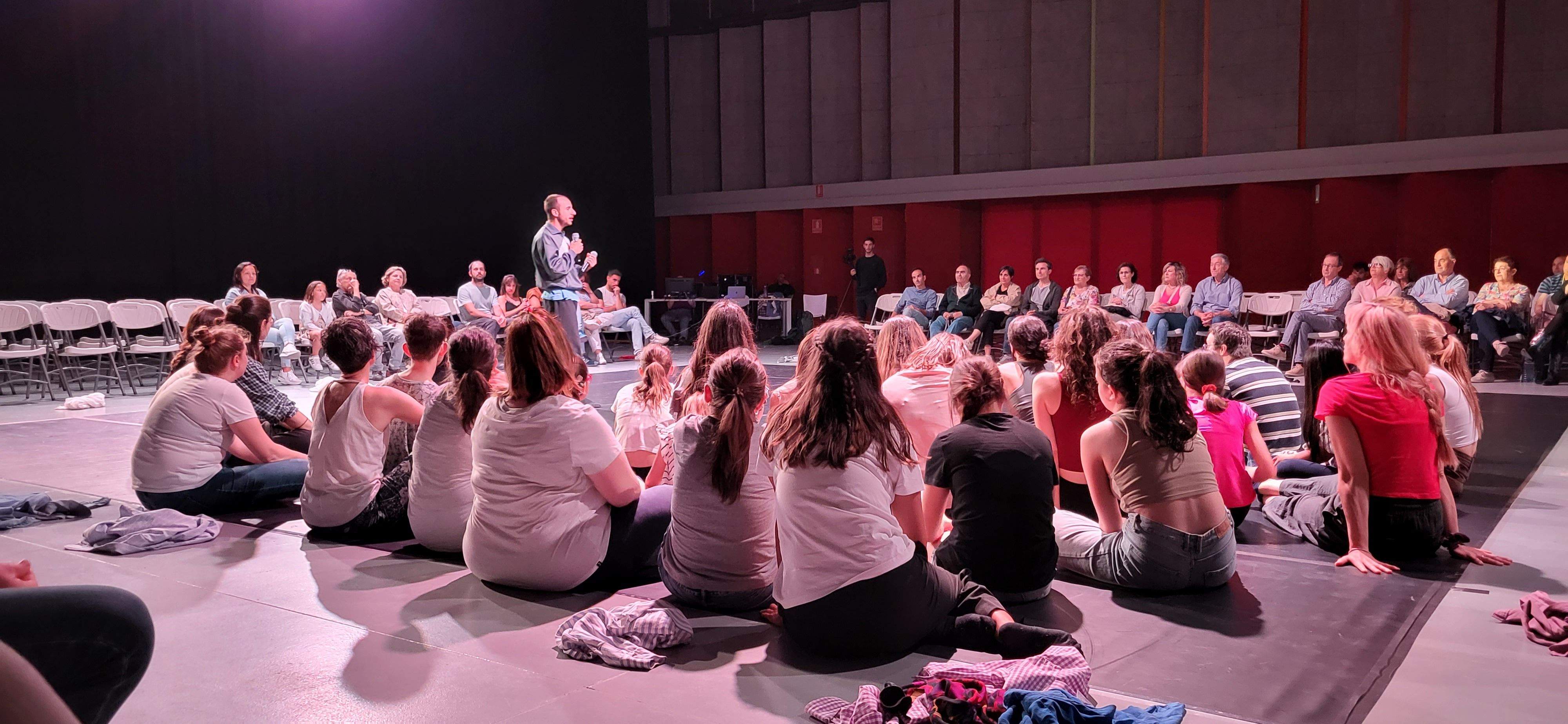 Jornada de danza inclusiva con la Asociación Down Huesca. Foto Myriam Martínez