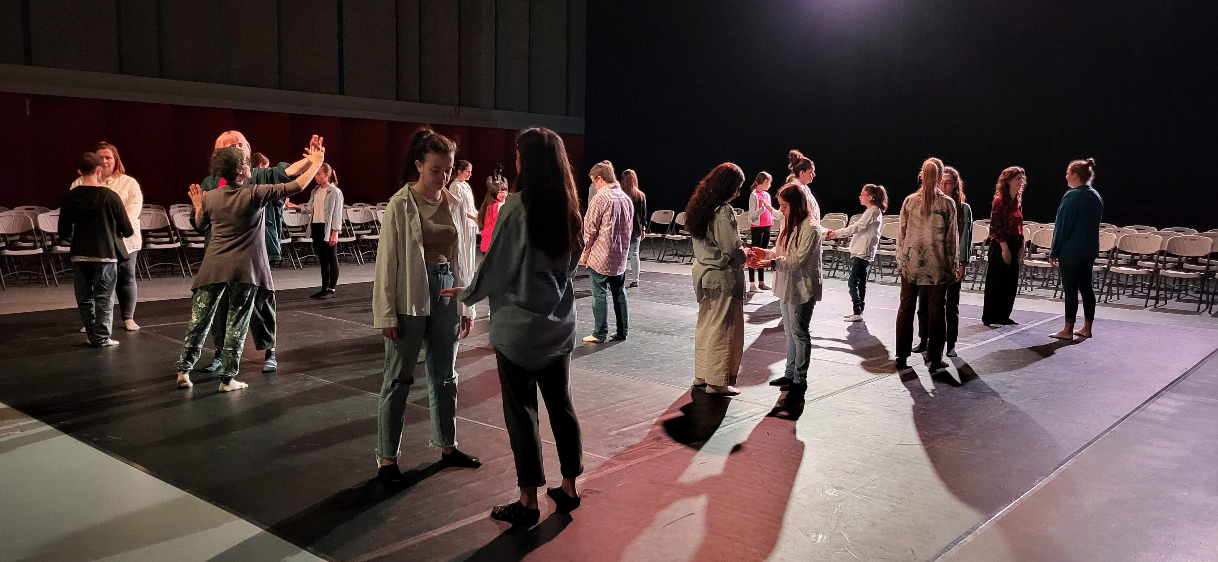 Jornada de danza inclusiva con la Asociación Down Huesca. Foto Myriam Martínez