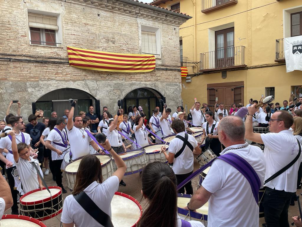 Celebración de las fiestas de Azanuy.