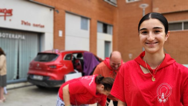 Lorena Garvín, presidenta de la Comisión de fiestas del barrio de San Lorenzo. Foto Myriam Martínez Lorena Garvín, presidenta de la Comisión de fiestas del barrio de San Lorenzo. Foto Myriam Martínez