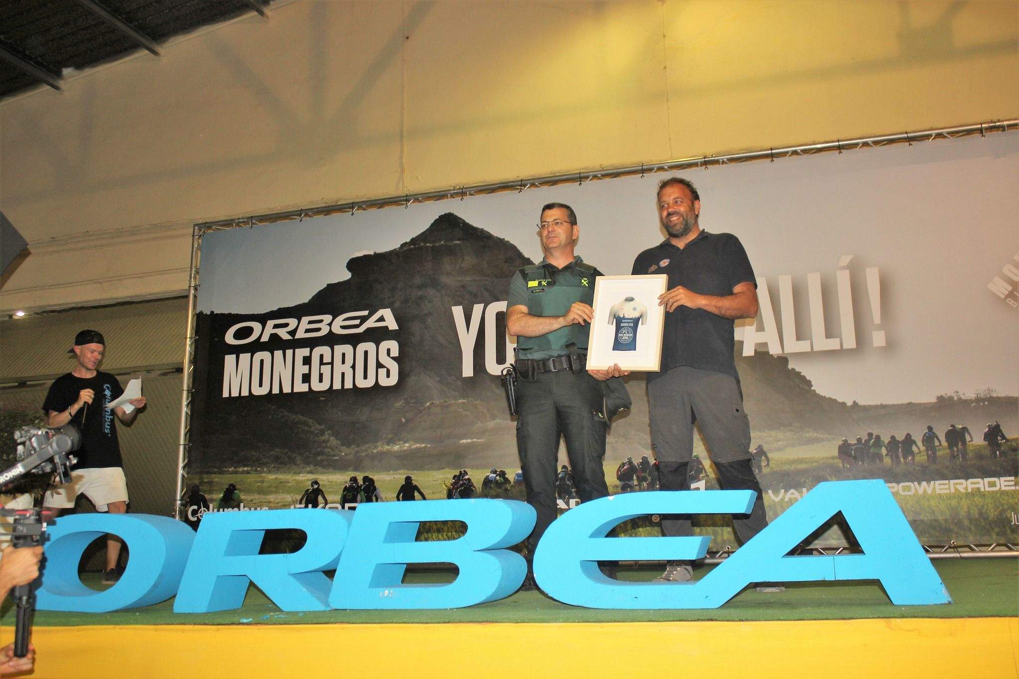 Entrega de reconocimientos en la Orbea Monegros. Foto Comarca de Monegros