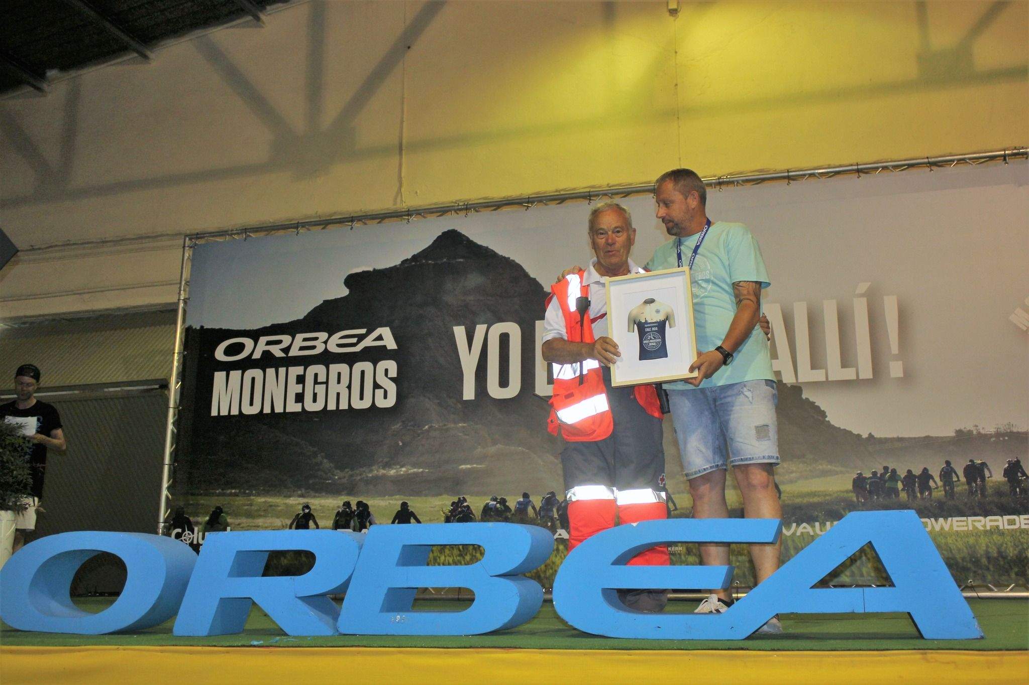 Entrega de reconocimientos en la Orbea Monegros. Foto Comarca de Monegros