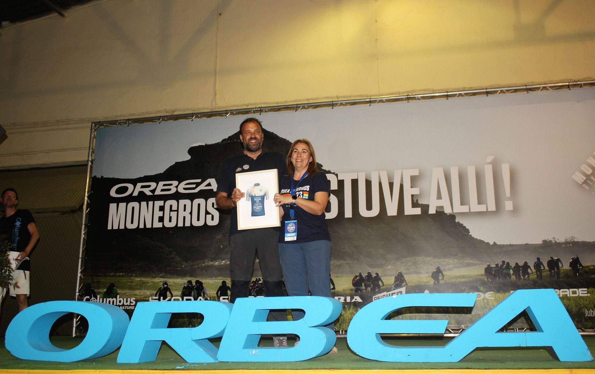 Entrega de reconocimientos en la Orbea Monegros. Foto Comarca de Monegros