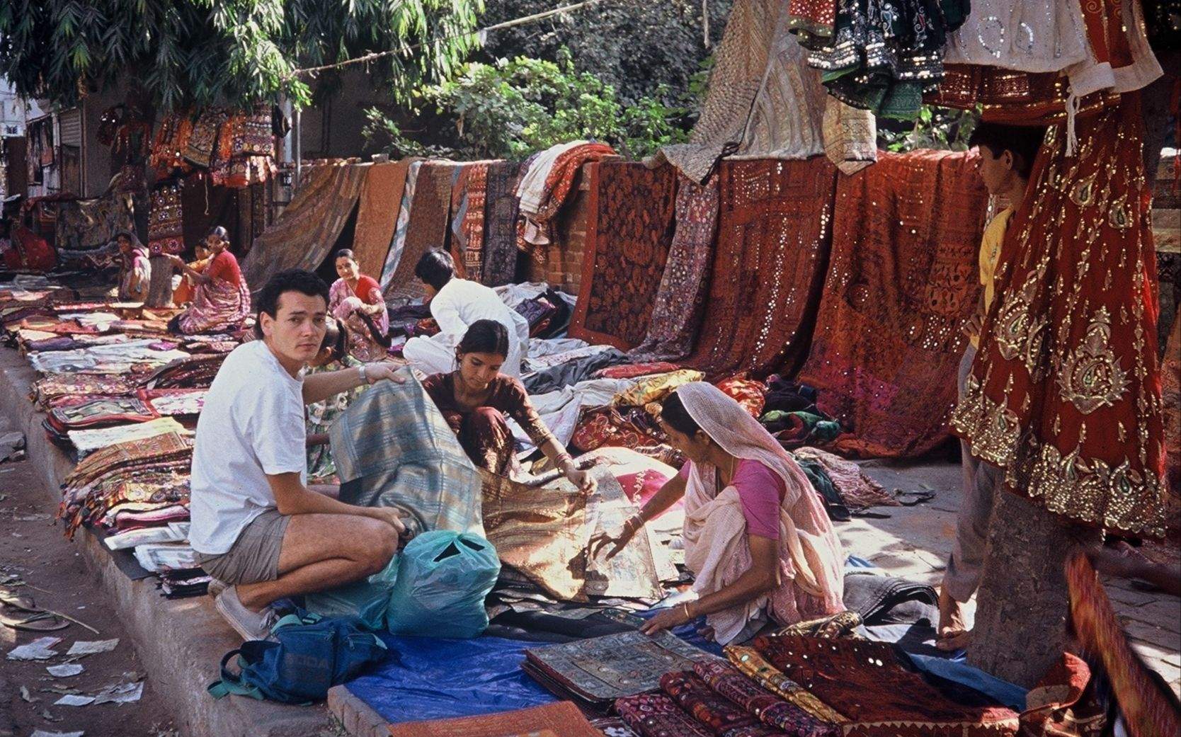 Escogiendo colchas tradicionales indúes
