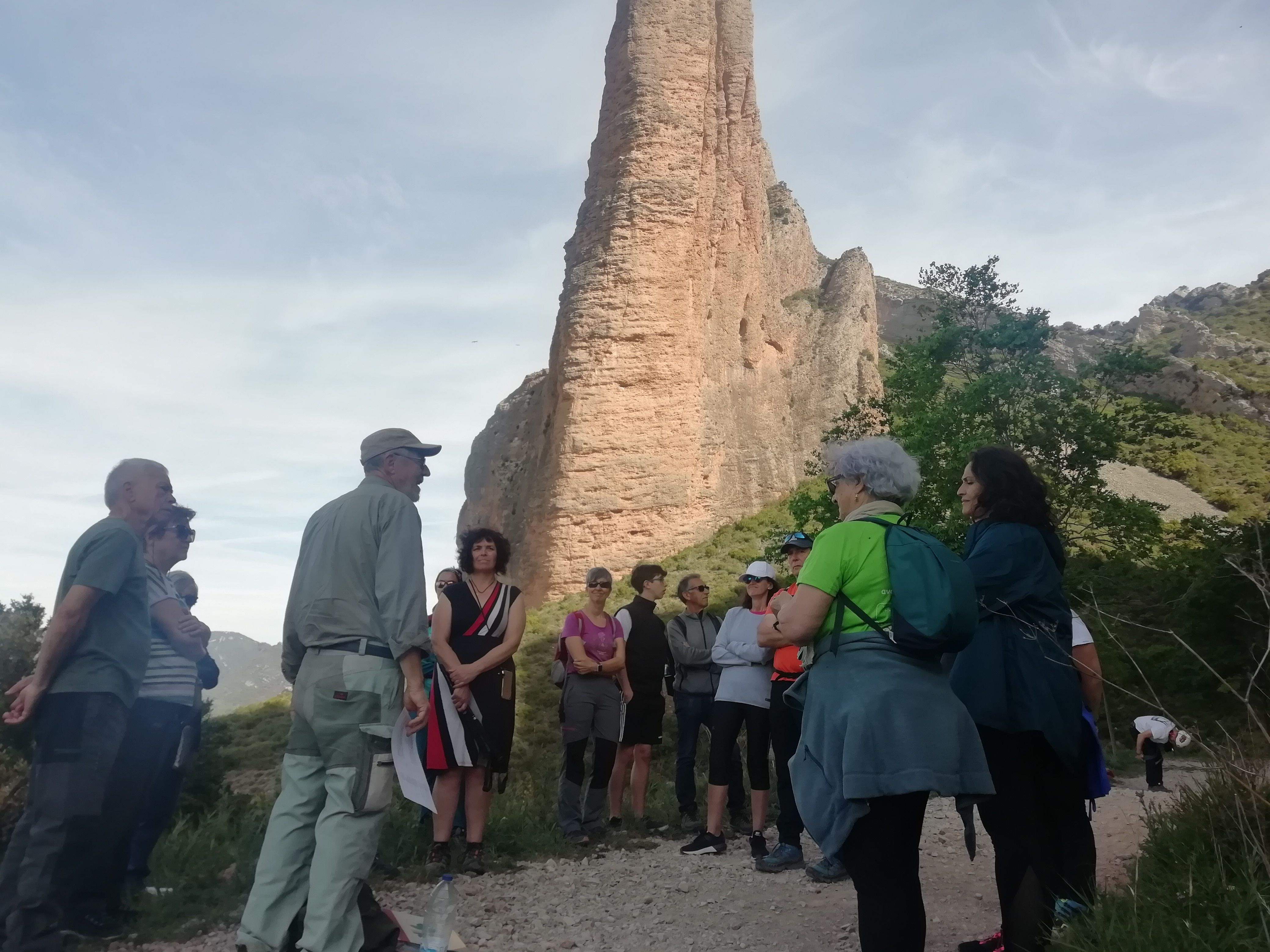 La jornada ante los Mallos de Riglos. Foto Río Gállego