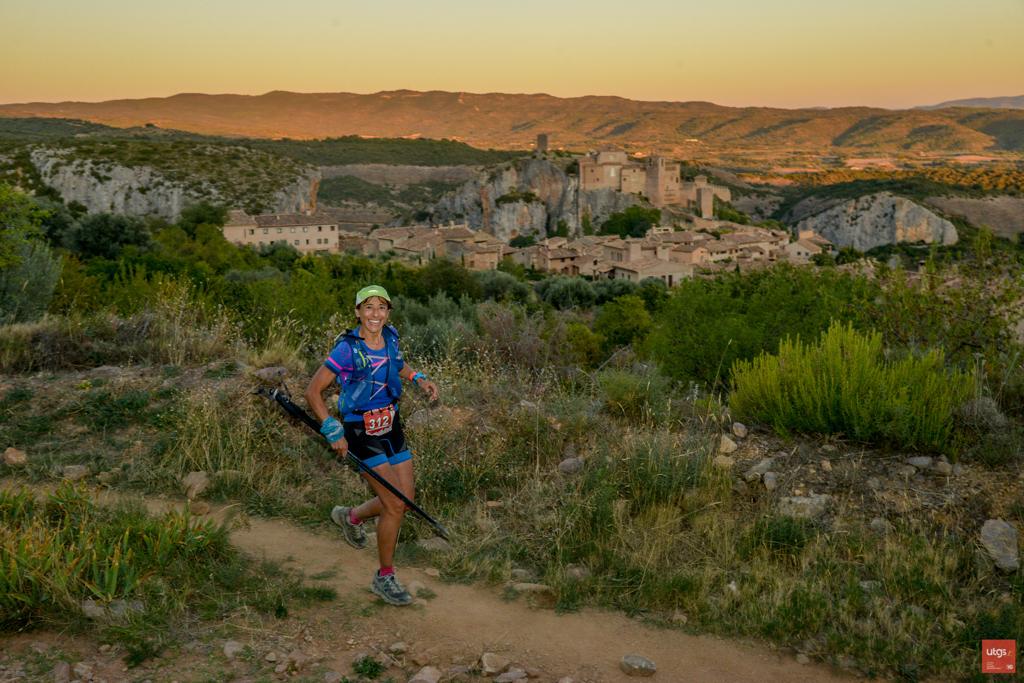 Flora Hernando, en una competición