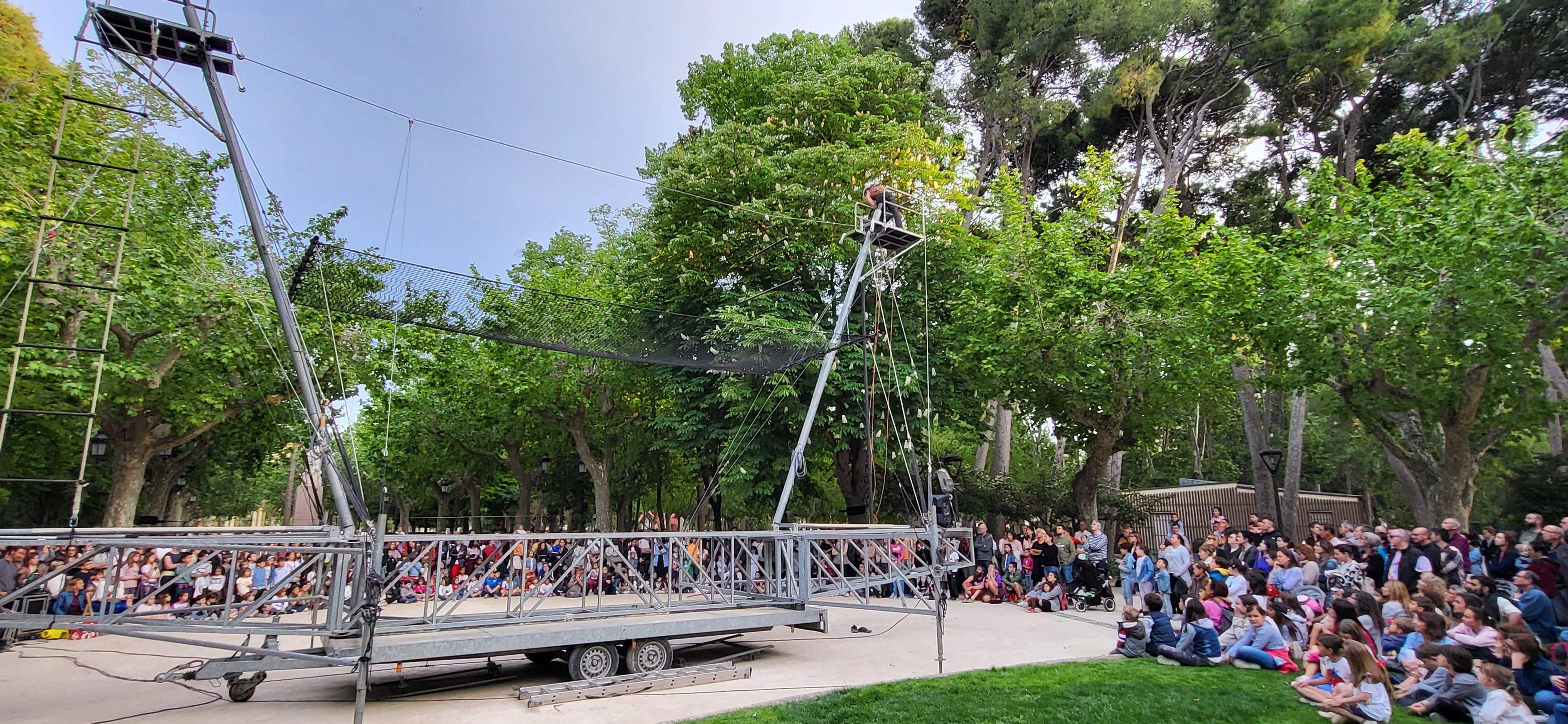 Caminando por las Nubes en Huesca. Foto Javier García Antón