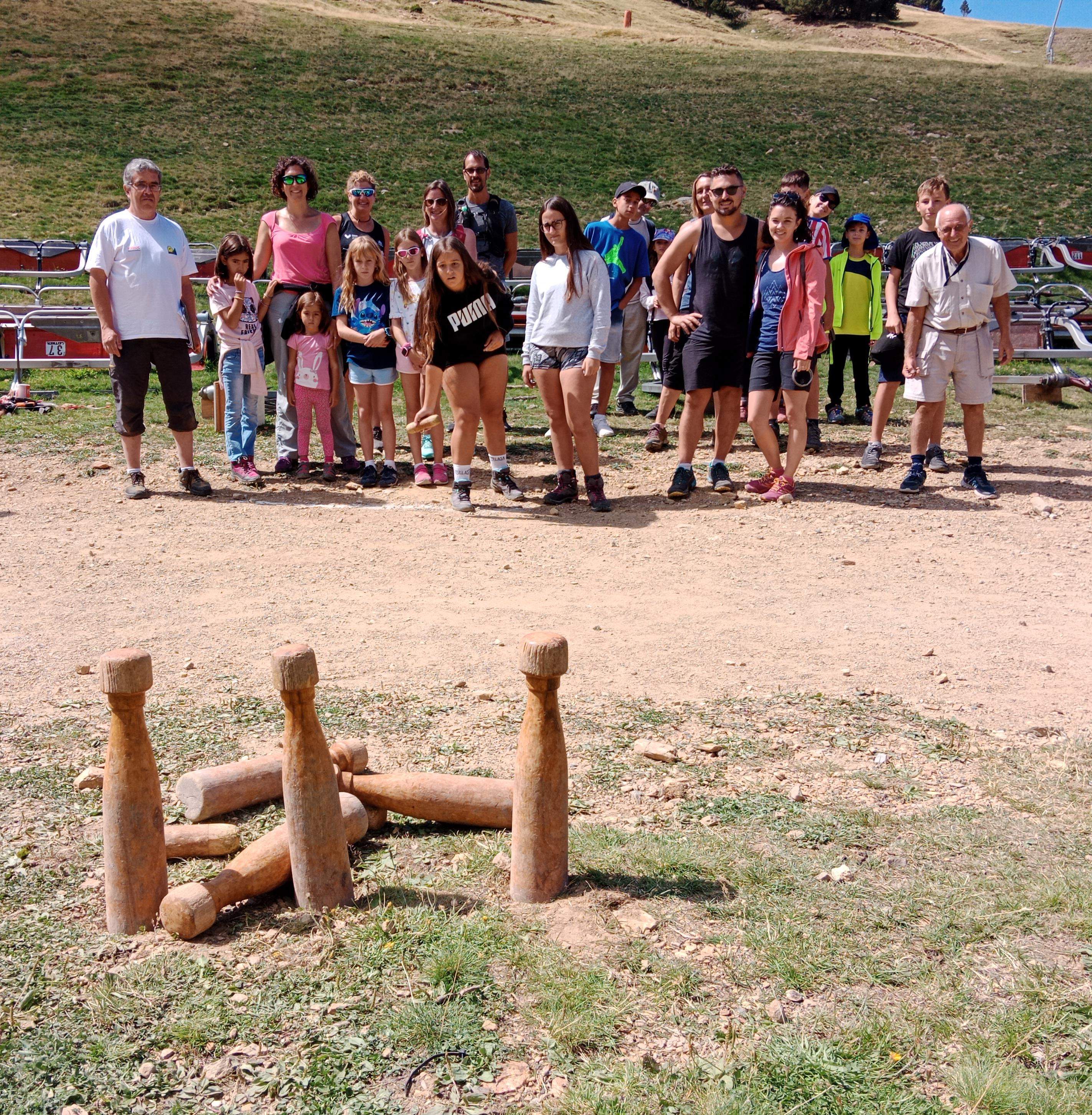 Juego del palistroc de Azanuy en la cota 2.000 de Cerler