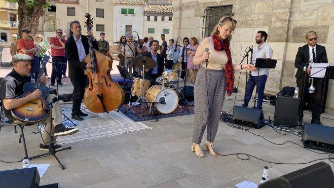 Uno de los grupos participantes en la Trobada Swing de Fonz Uno de los grupos participantes en la Trobada Swing de Fonz