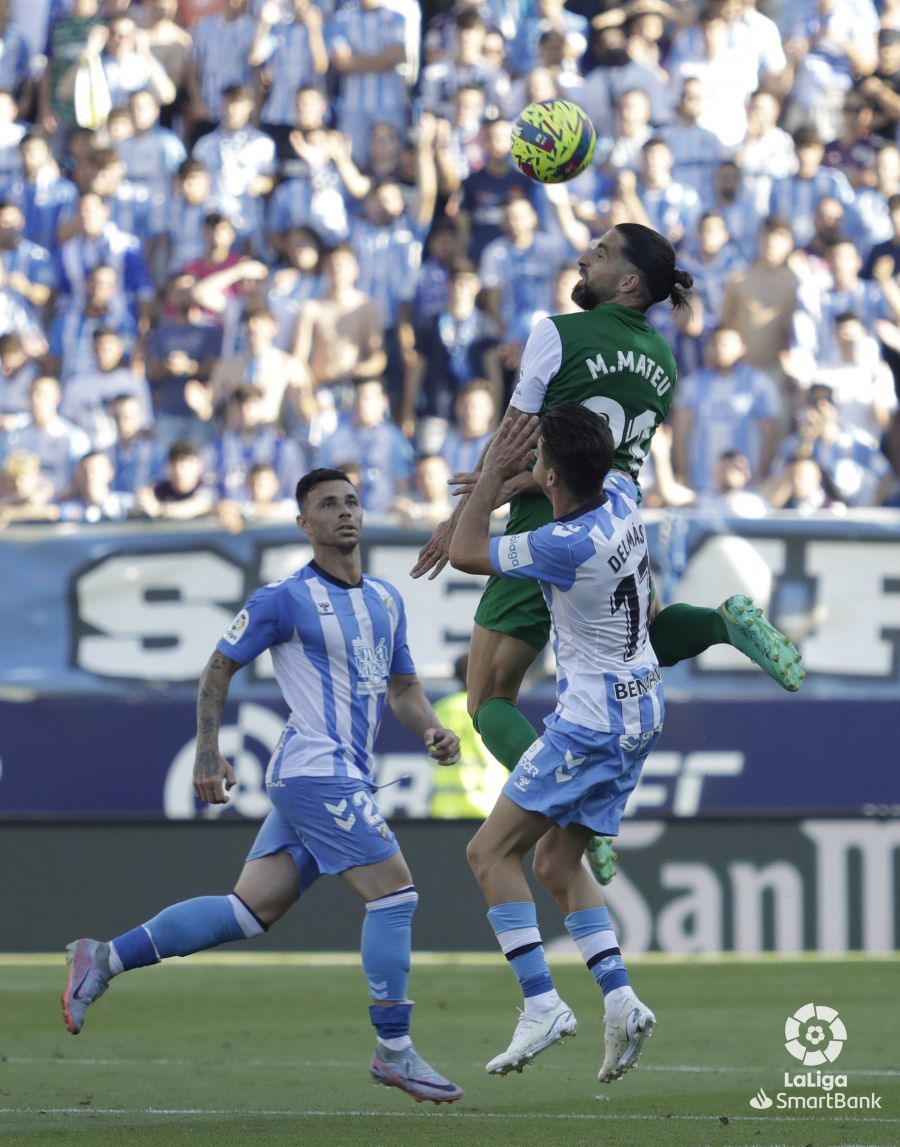 Partido Málaga-Huesca. Foto La Liga