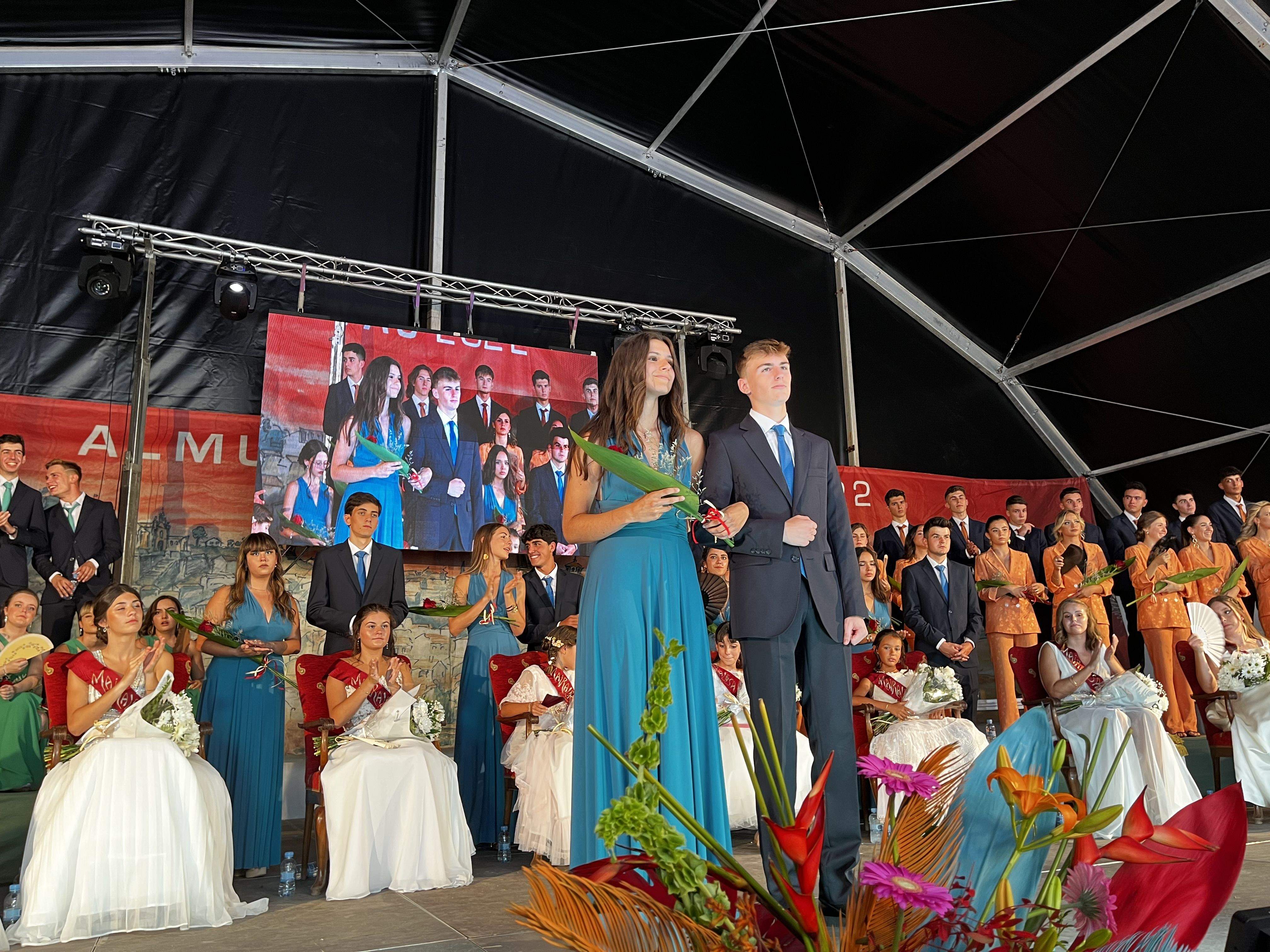 Quintos y quintas de 2022 de Almudévar. Foto Mercedes Manterola