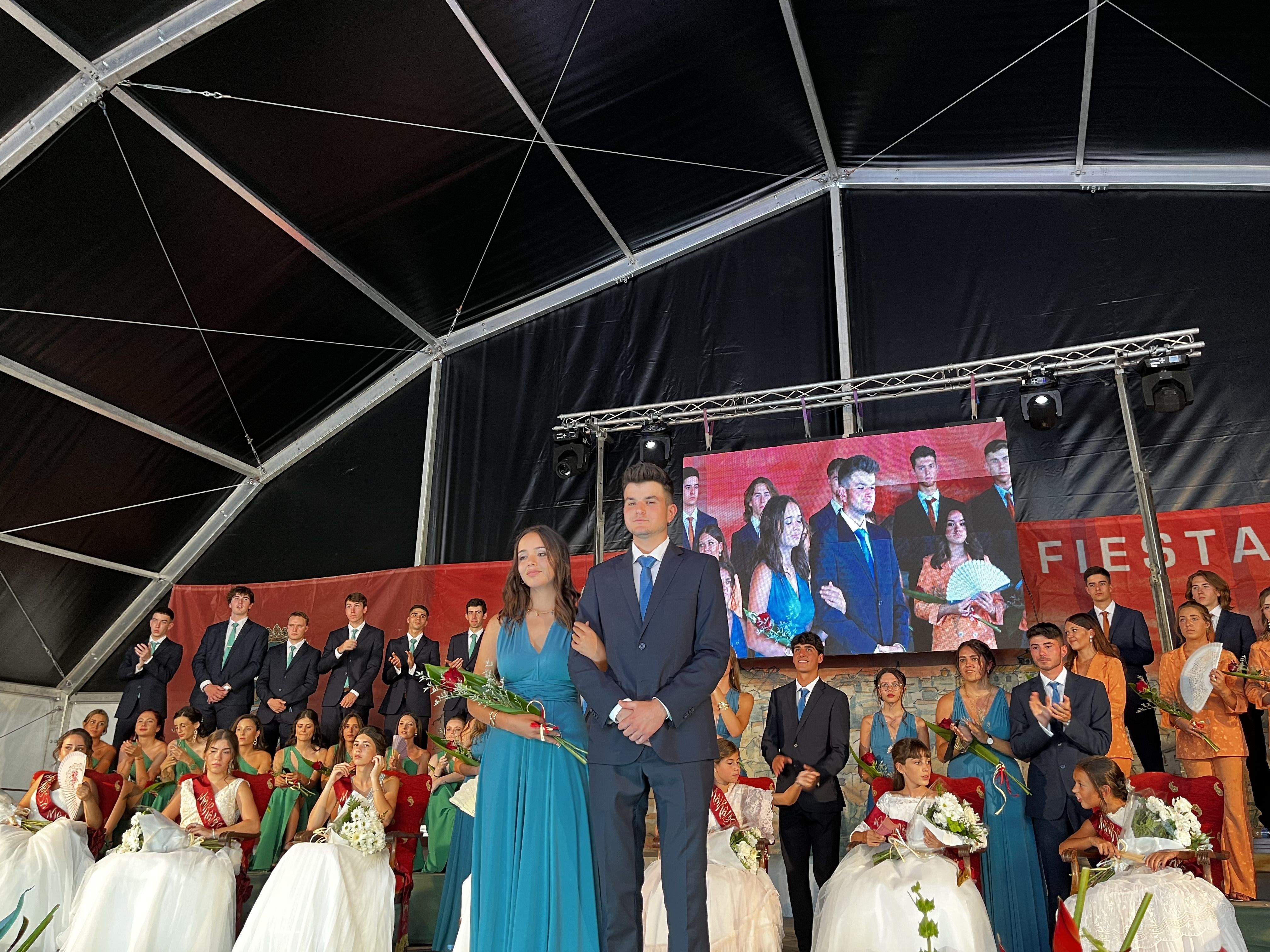 Quintos y quintas de 2022 de Almudévar. Foto Mercedes Manterola