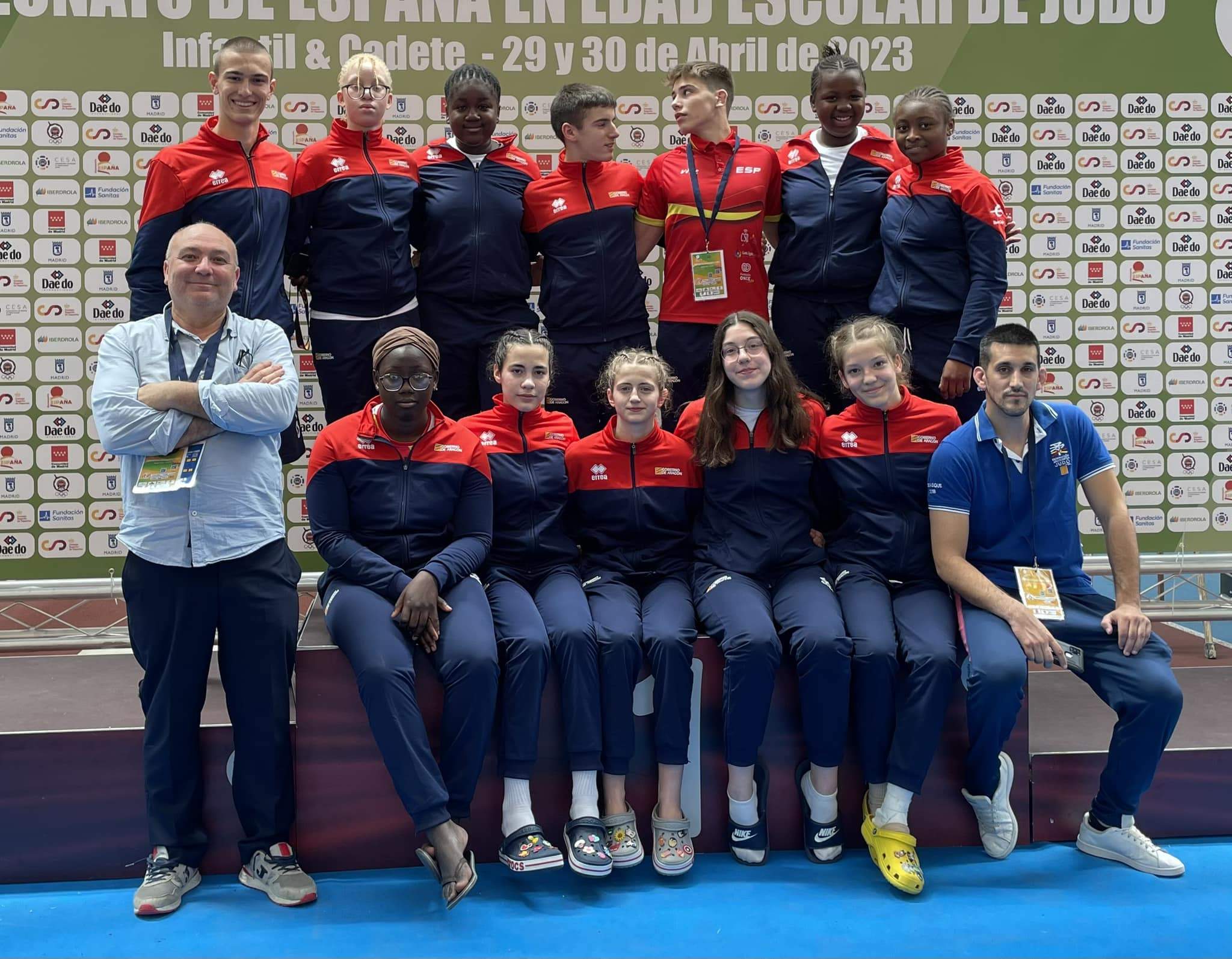 Participantes del Club Judo Binéfar
