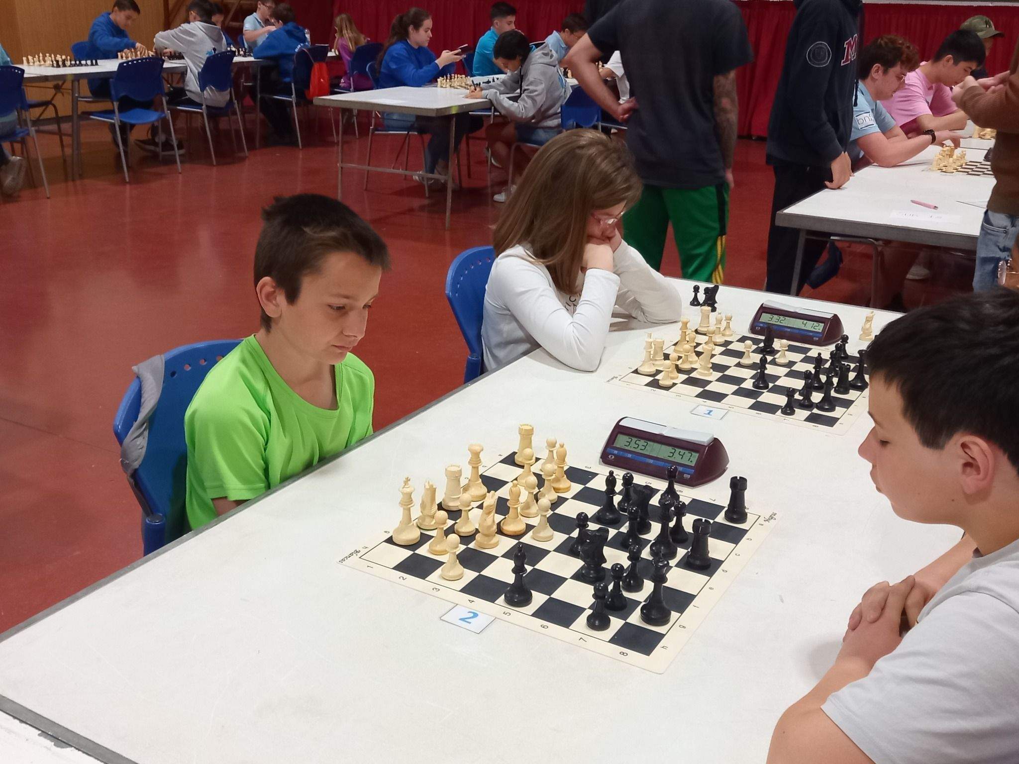 Gran participación en el Torneo Escolar de Ajedrez Villa de Binéfar