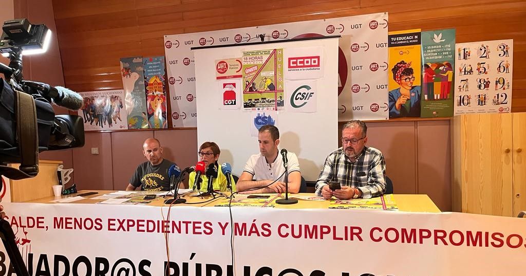 Los sindicatos han convocado una huelga en el Ayuntamiento de Huesca este jueves, 4 de mayo.