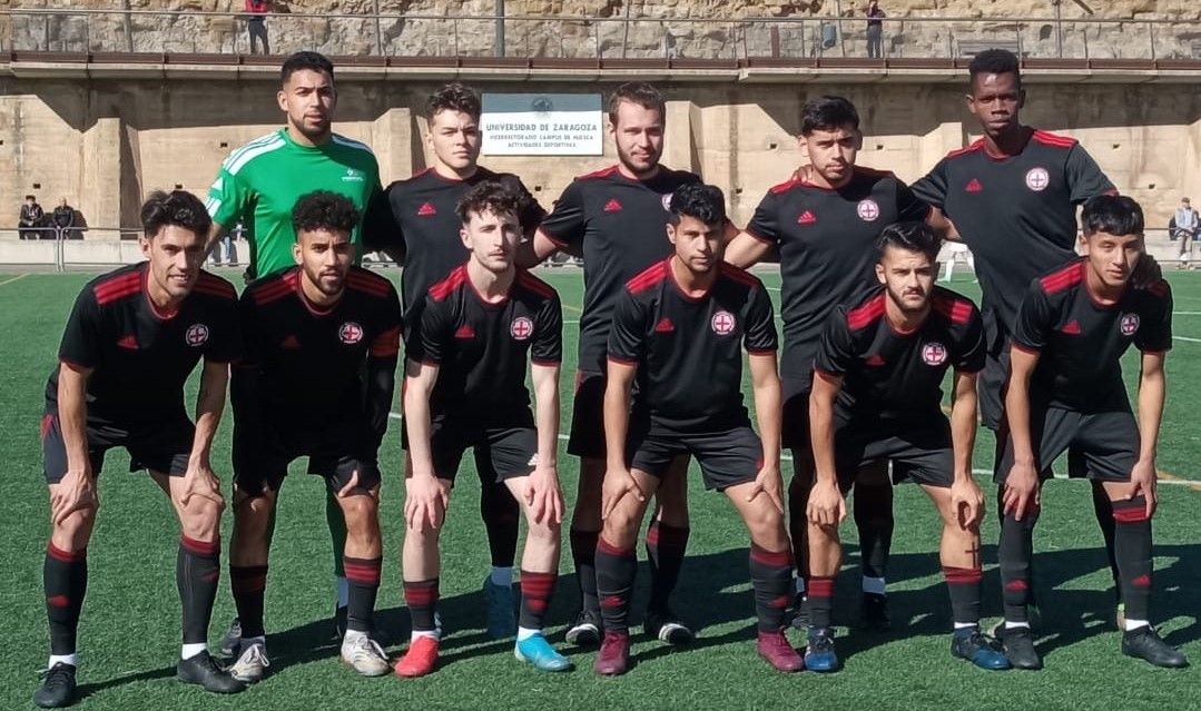 Once del Internacional de Huesca, uno de los candidatos a jugar esa Copa del Rey.