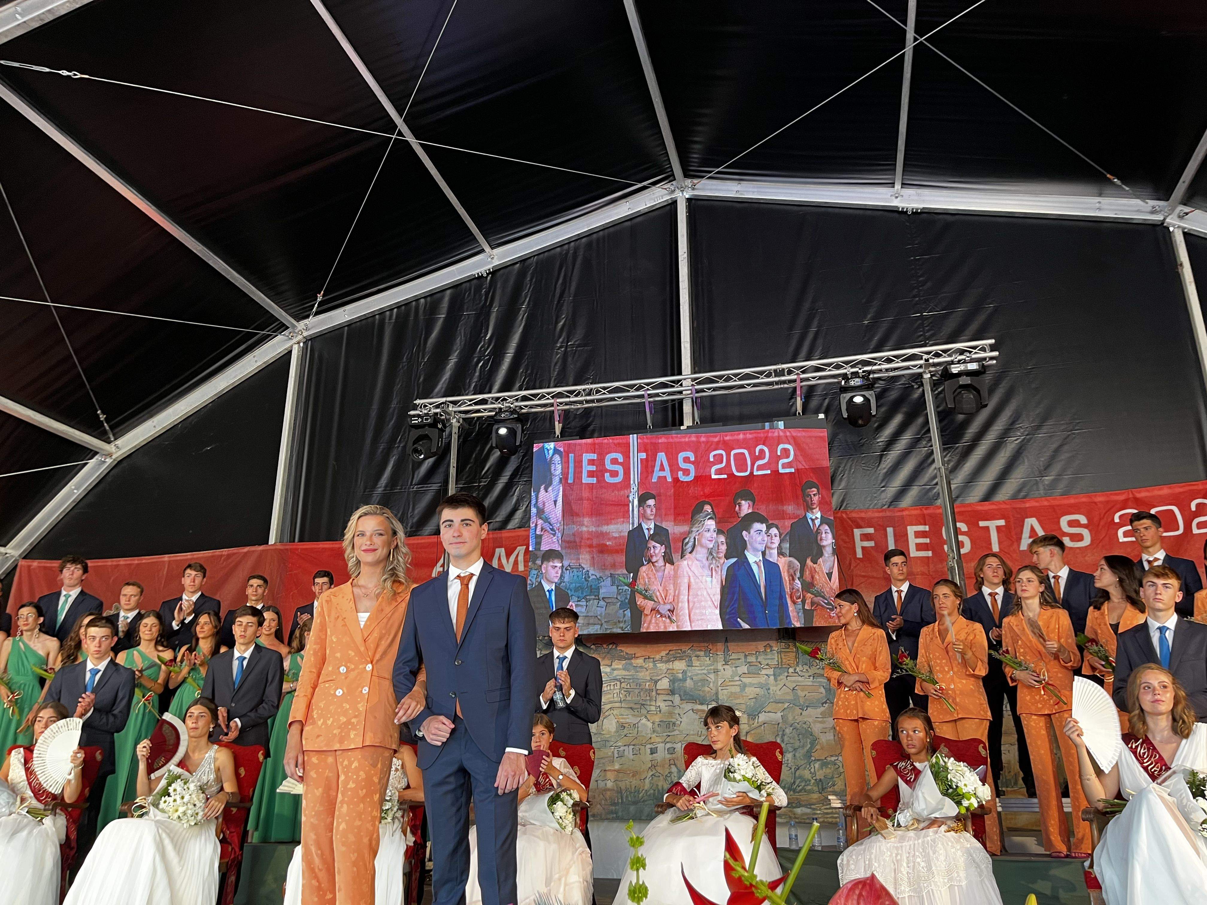 Quintos y quintras de 2021 de Almudévar. Foto Mercedes Manterola