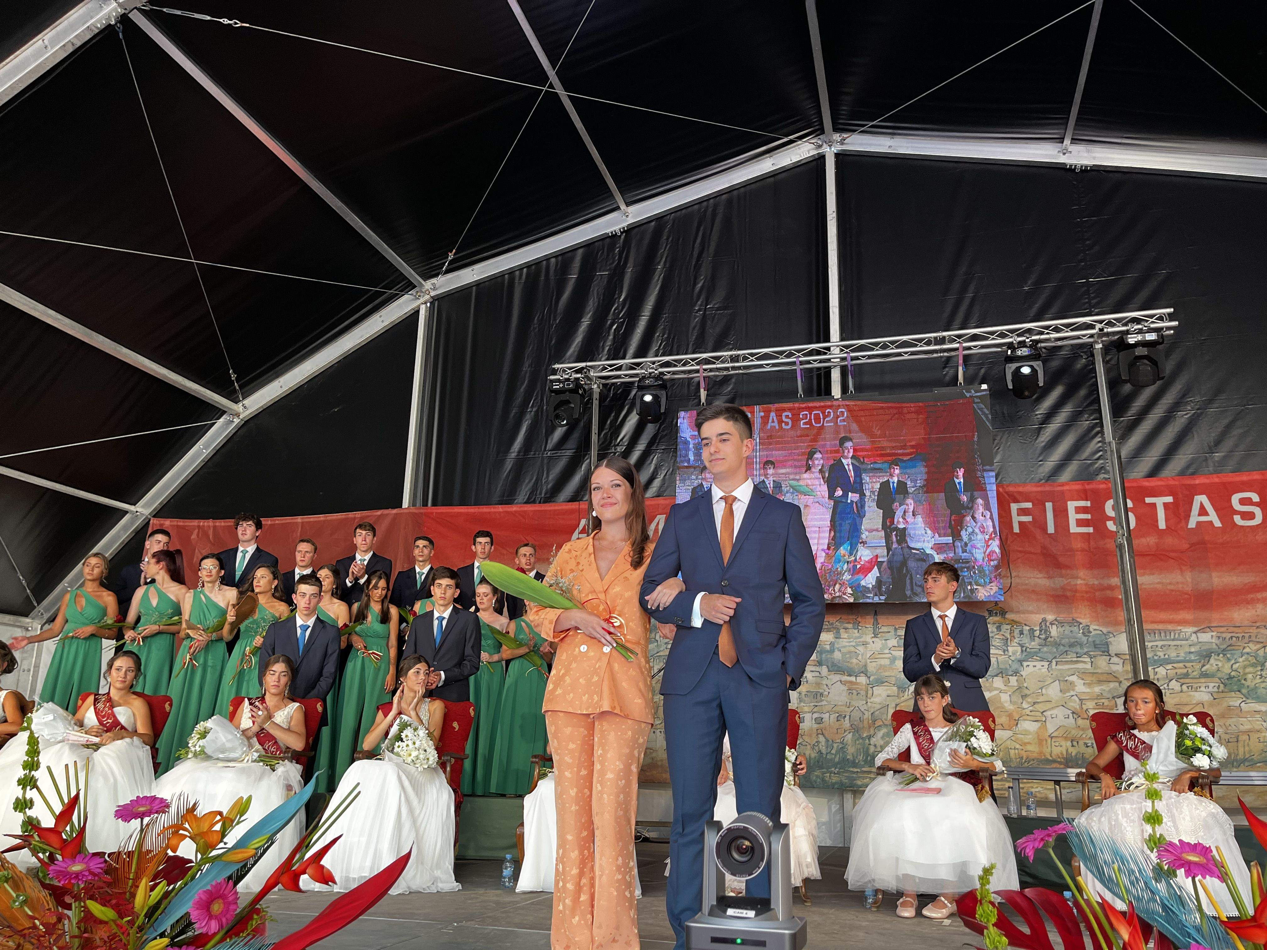 Quintos y quintas de 2021 de Almudévar. Foto Mercedes Manterola