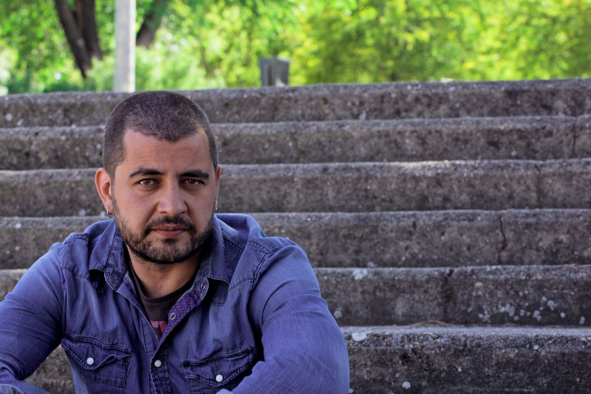 El escritor madrileño David Vicente.