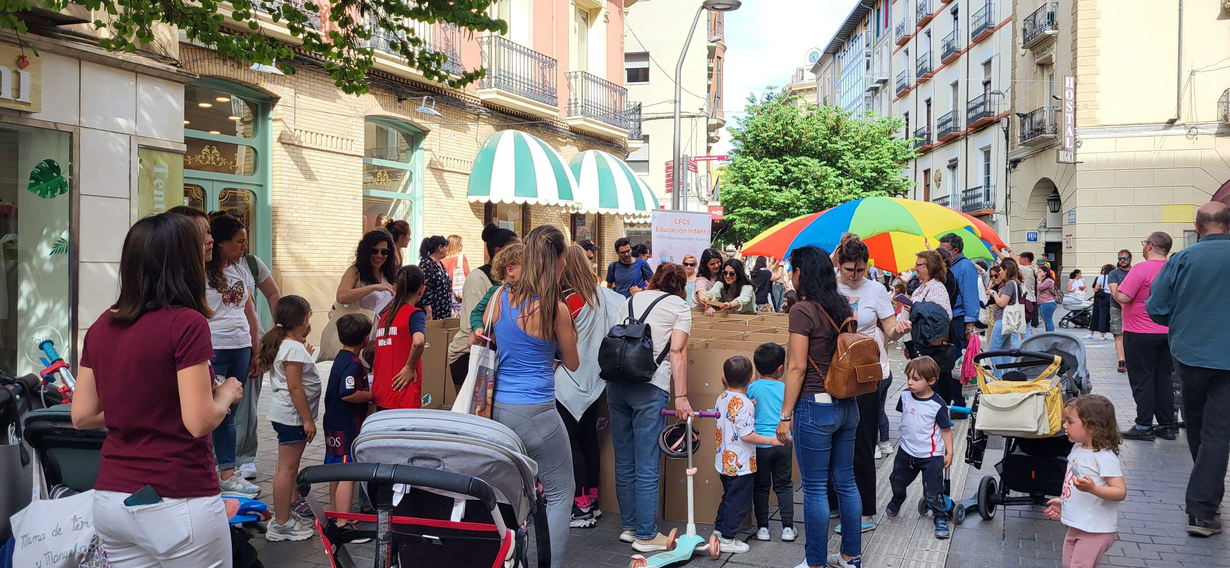 Huesca celebra el Día del Juego en la Calle. Foto: Mercedes Manterola