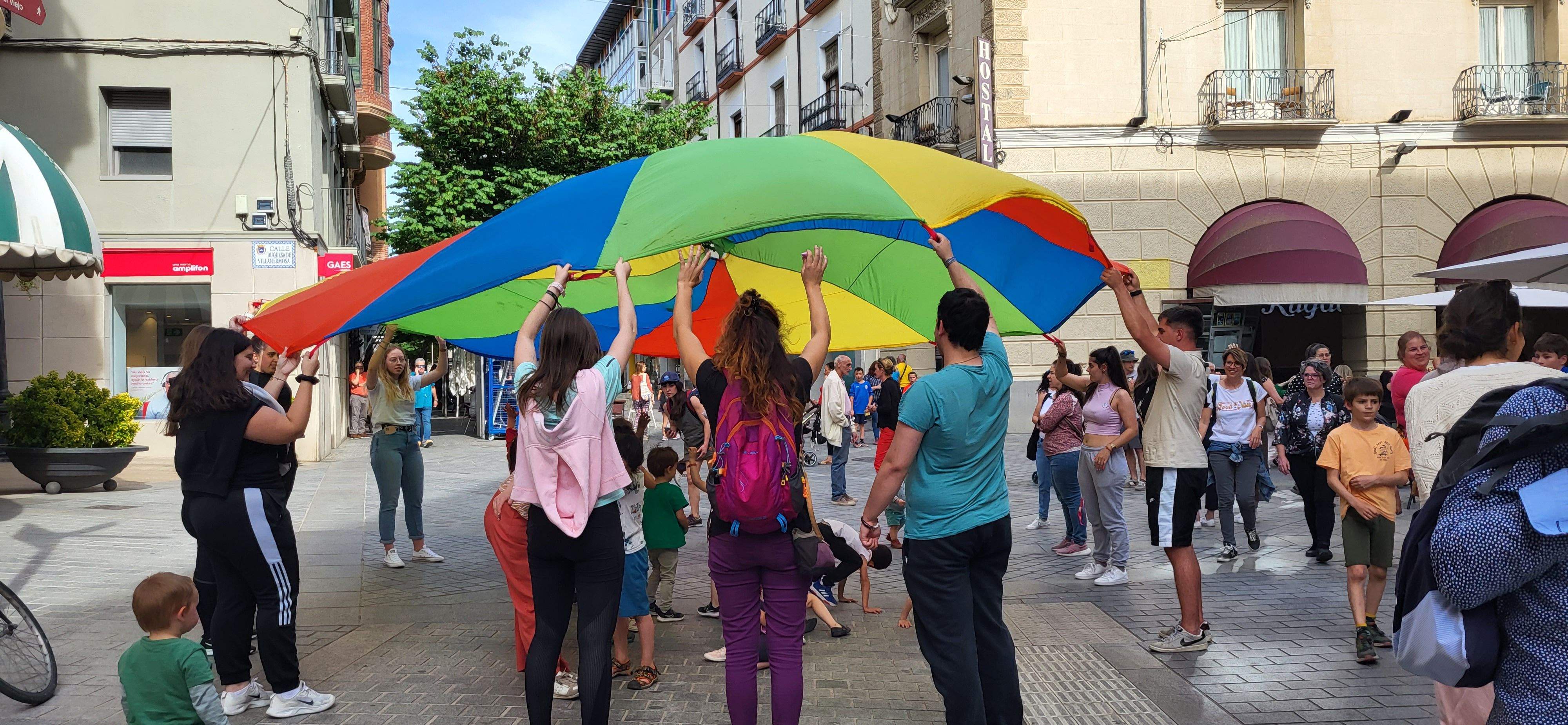 Huesca celebra el Día del Juego en la Calle. Foto: Mercedes Manterola