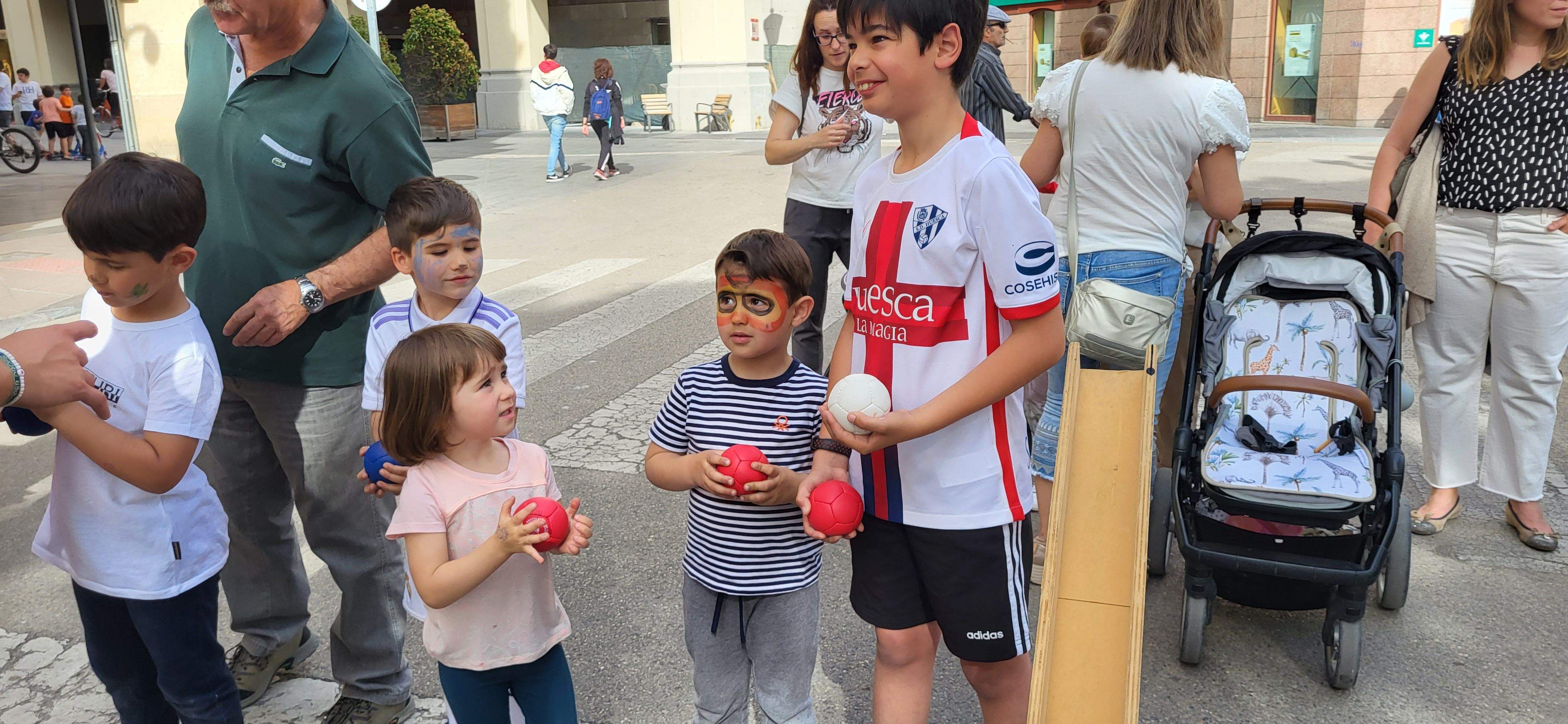 Huesca celebra el Día del Juego en la Calle. Foto: Mercedes Manterola