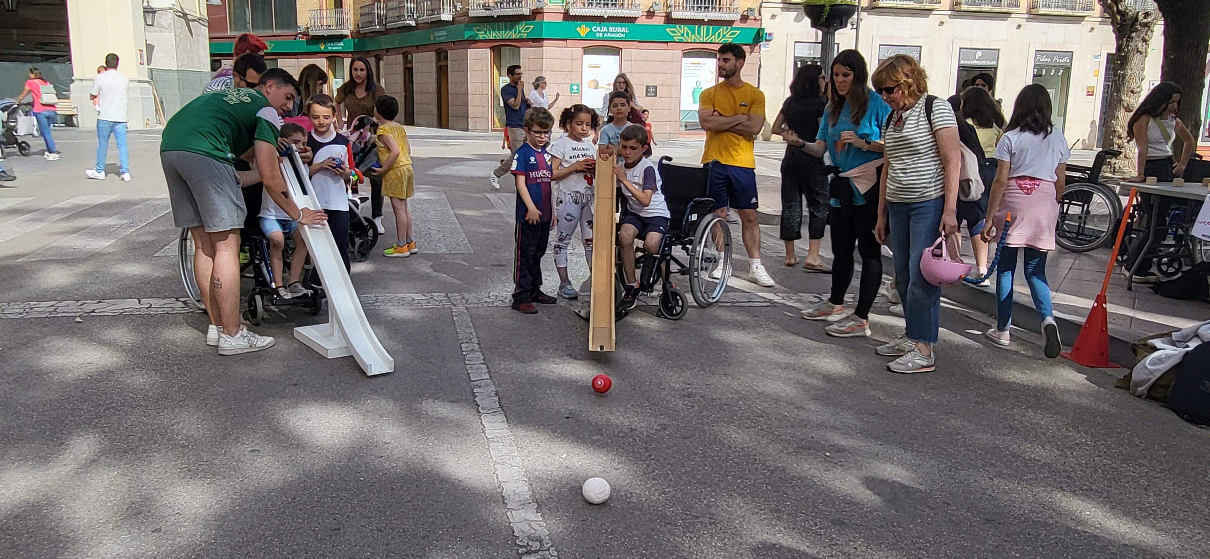 Huesca celebra el Día del Juego en la Calle. Foto: Mercedes Manterola