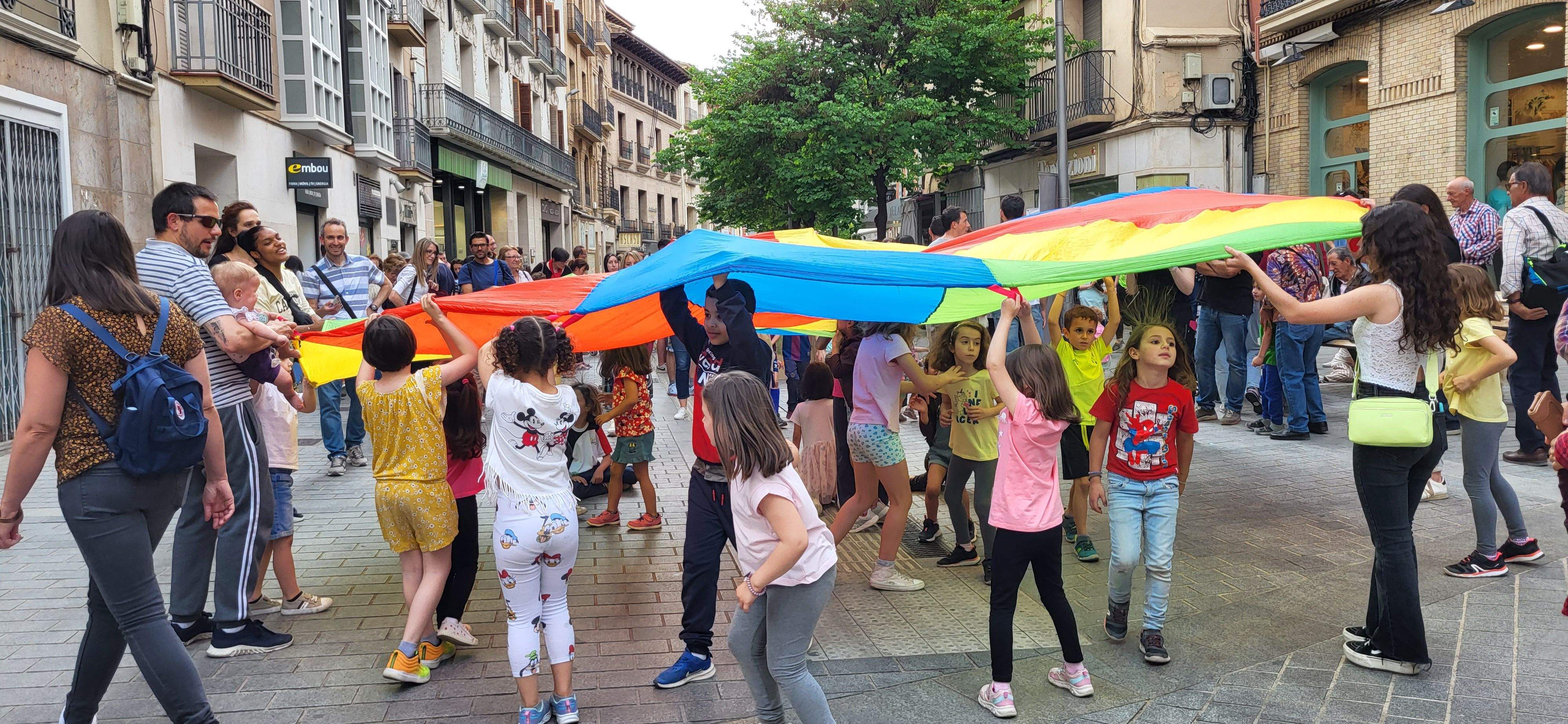 Huesca celebra el Día del Juego en la Calle. Foto: Mercedes Manterola