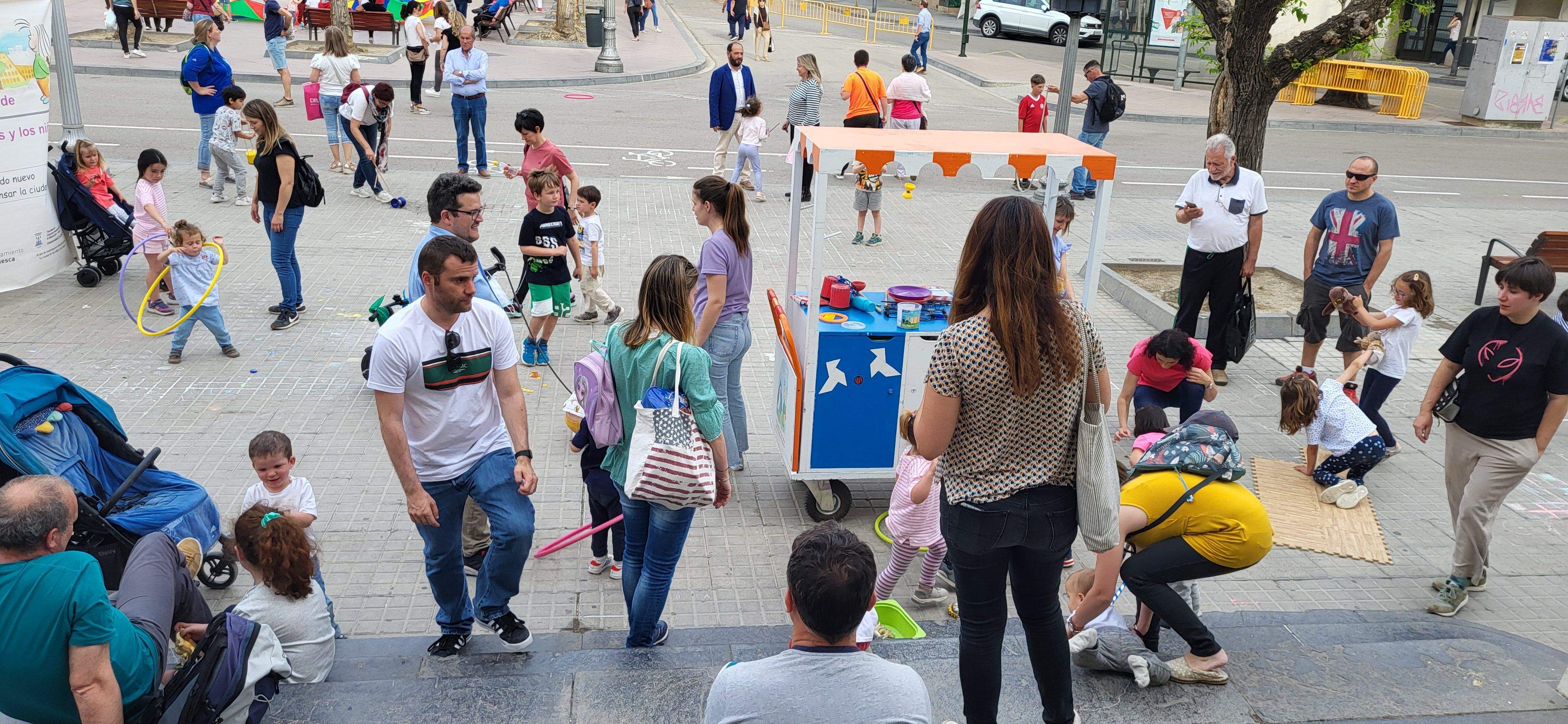 Huesca celebra el Día del Juego en la Calle. Foto: Mercedes Manterola