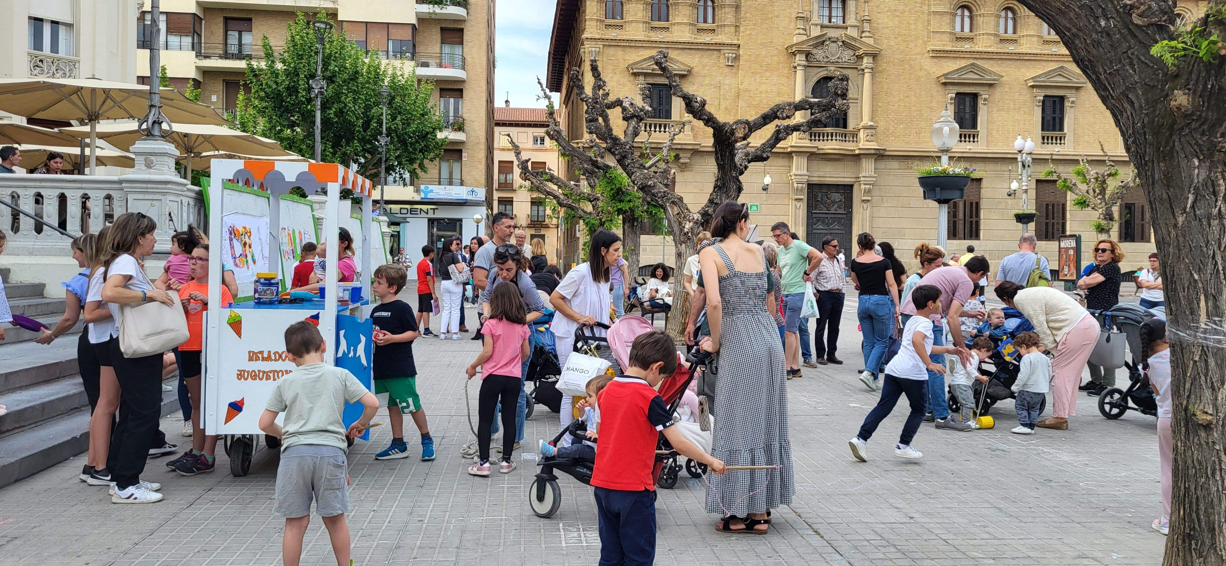 Huesca celebra el Día del Juego en la Calle. Foto: Mercedes Manterola