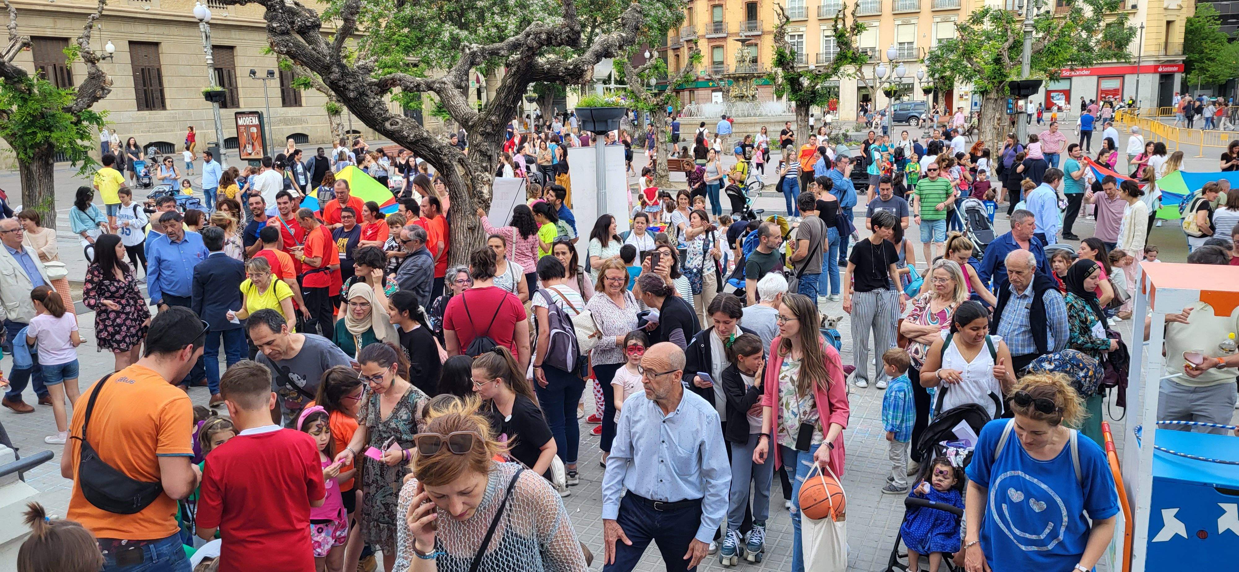Huesca celebra el Día del Juego en la Calle. Foto: Mercedes Manterola