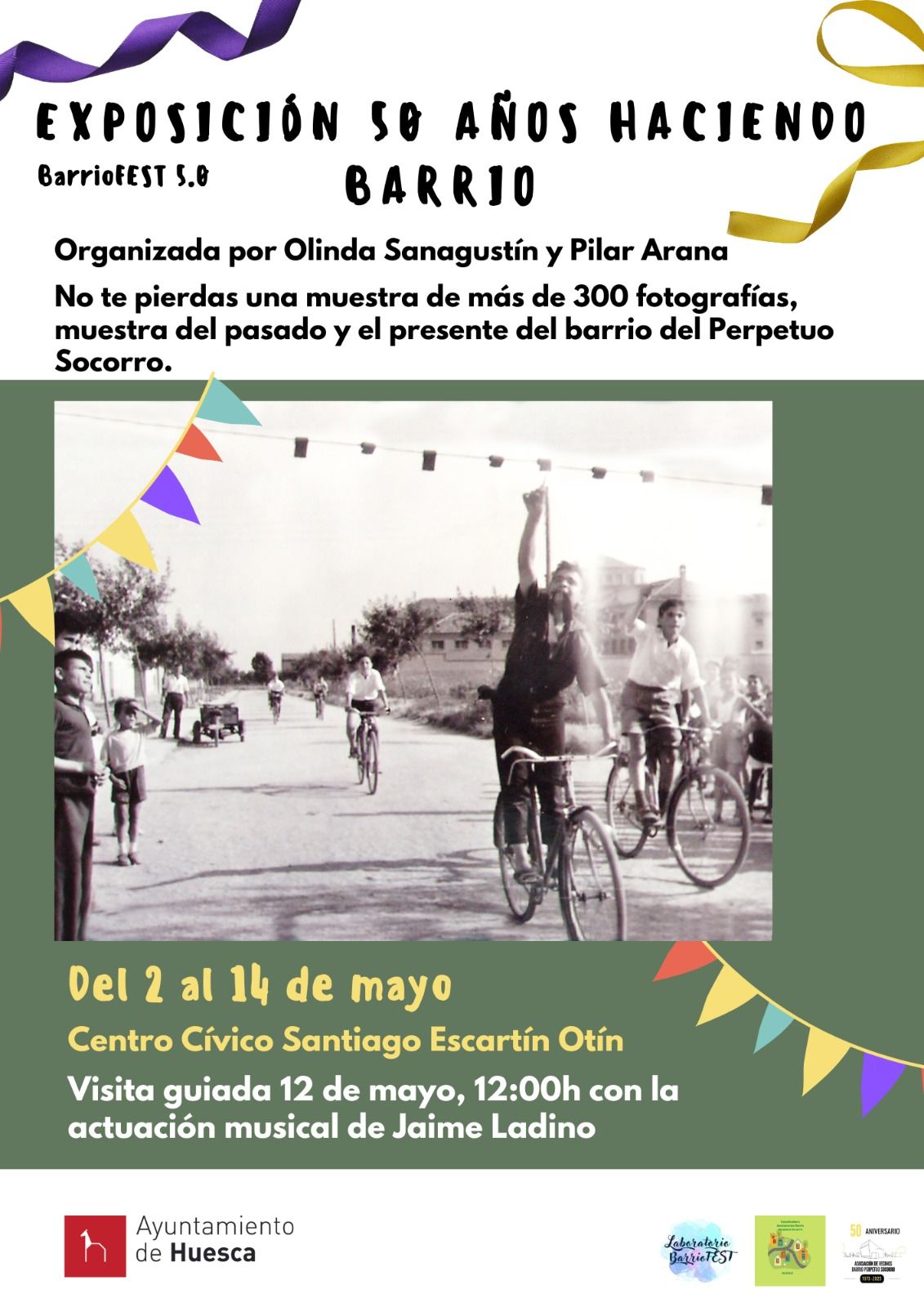 Exposición "50 años haciendo barrio". Barriofest 2023