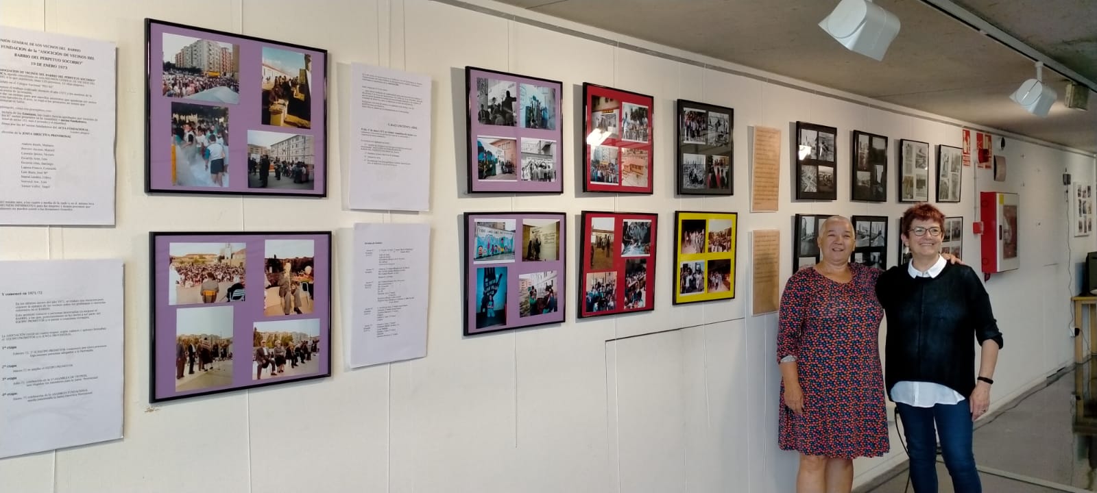 Exposición "50 años haciendo barrio". Barriofest 2023